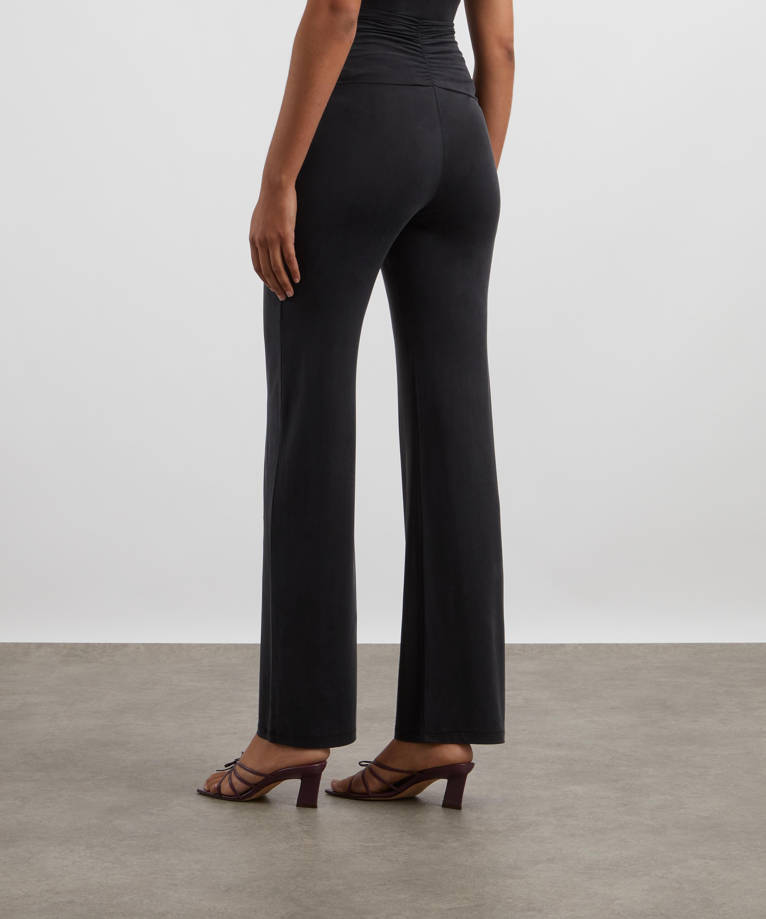 Peachy Den - Kylie Graphite V-Cut Trousers image number 3