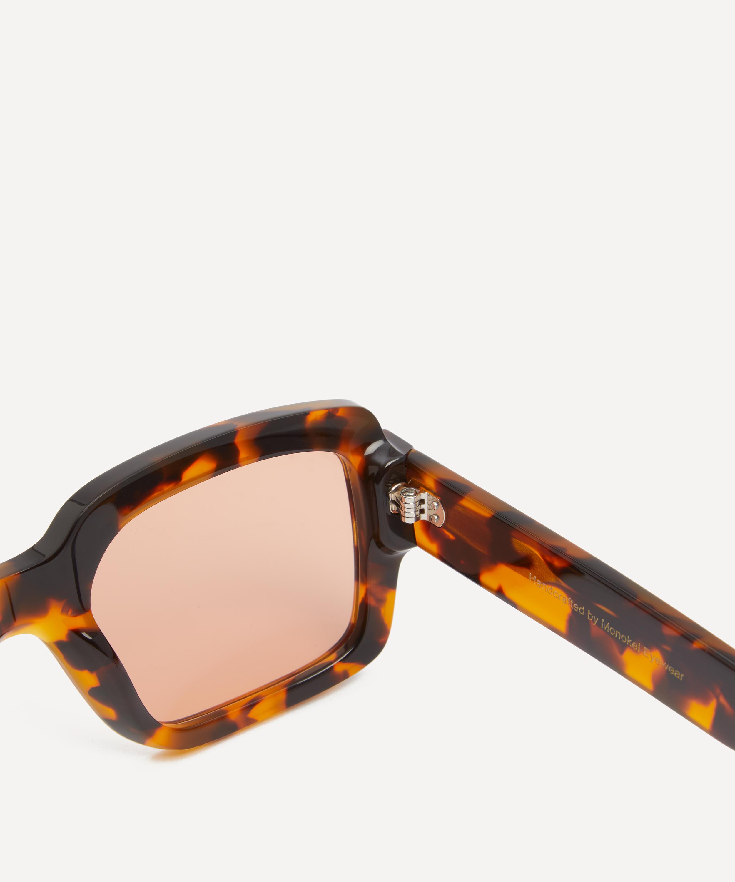 Monokel Eyewear - Apollo Havana Rectangle Sunglasses image number 2