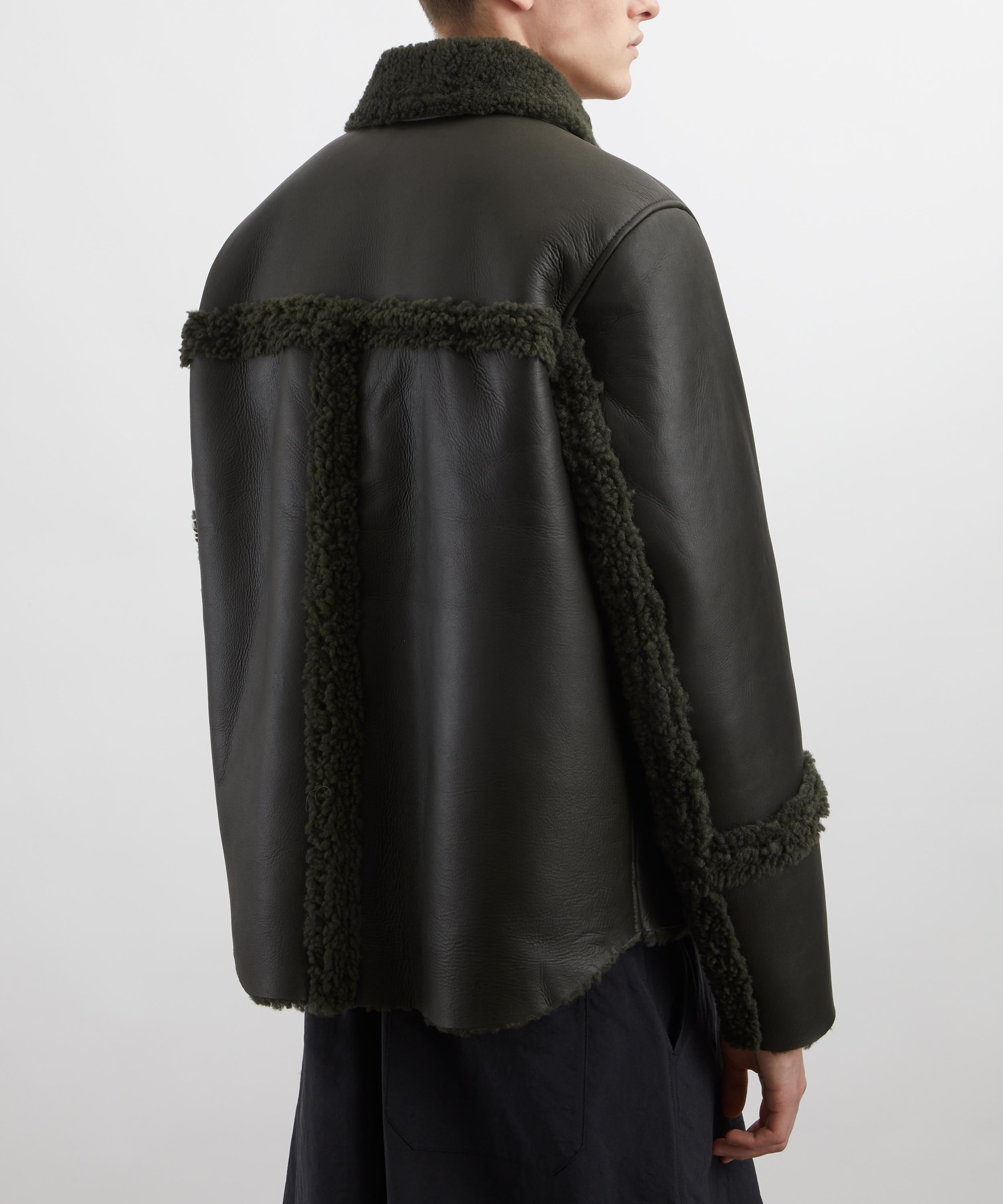 YMC - Neu Shearling Leather Jacket image number 3