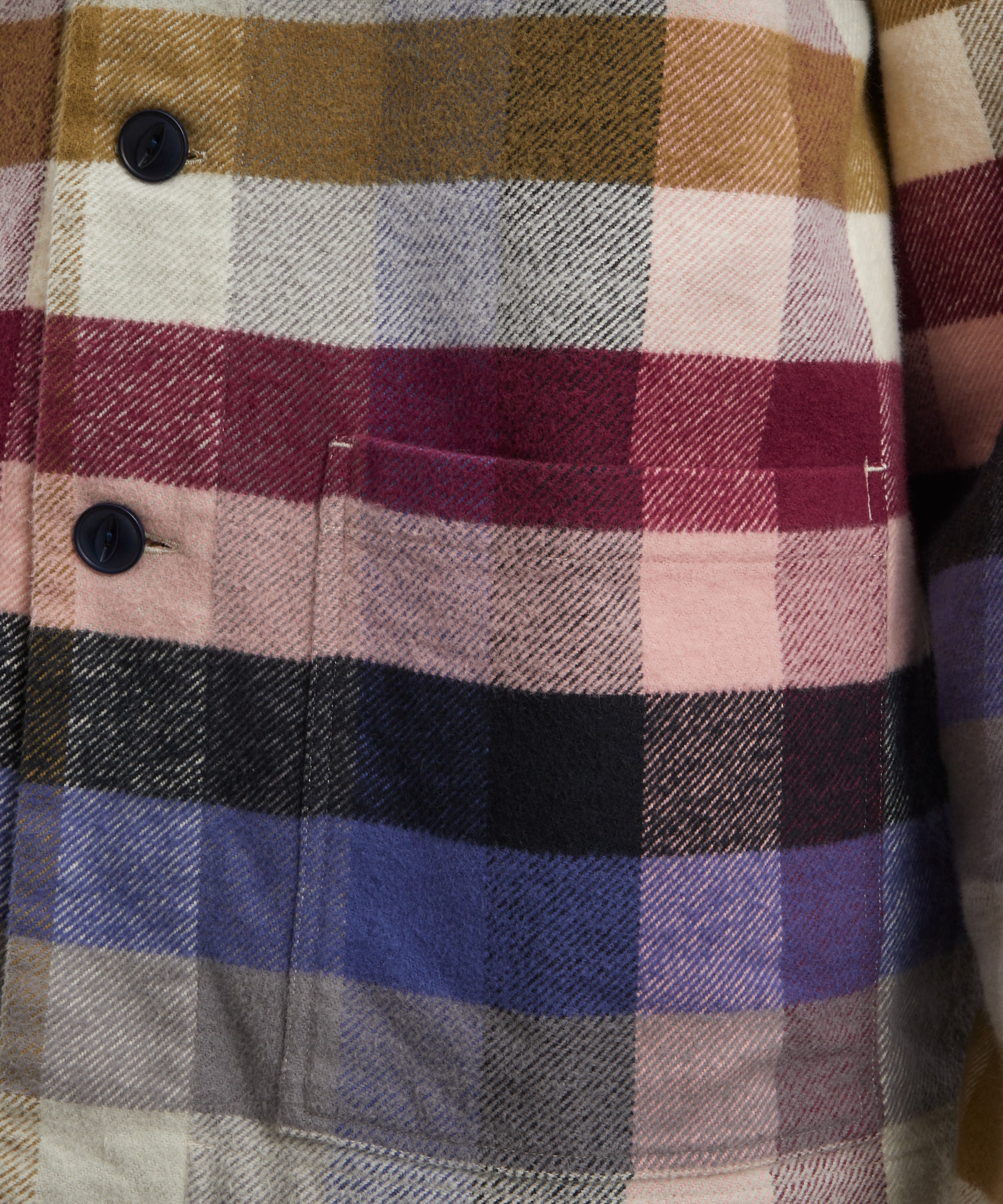 YMC - PJ Check Overshirt image number 4