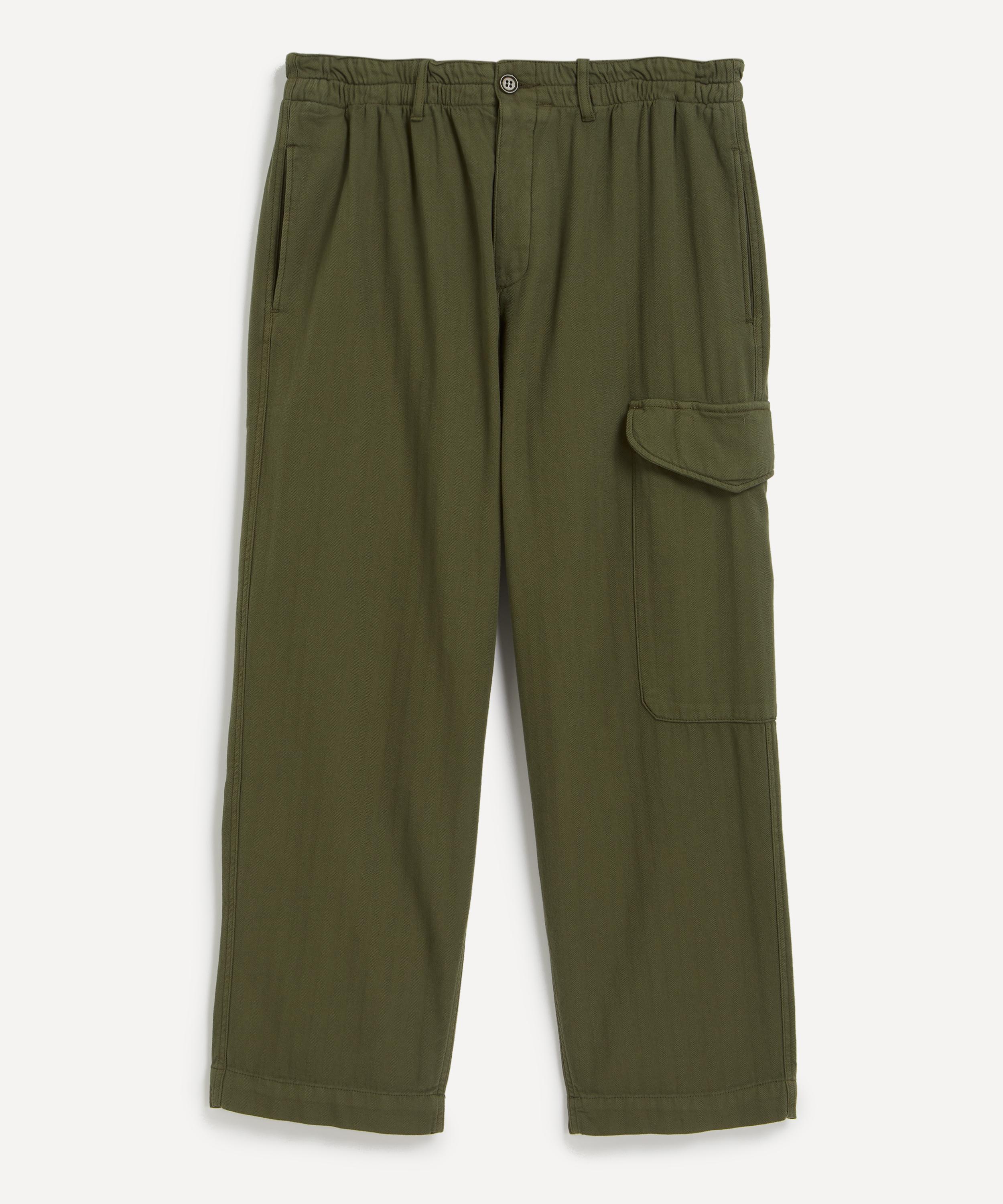 YMC - Green Military Trousers image number 0