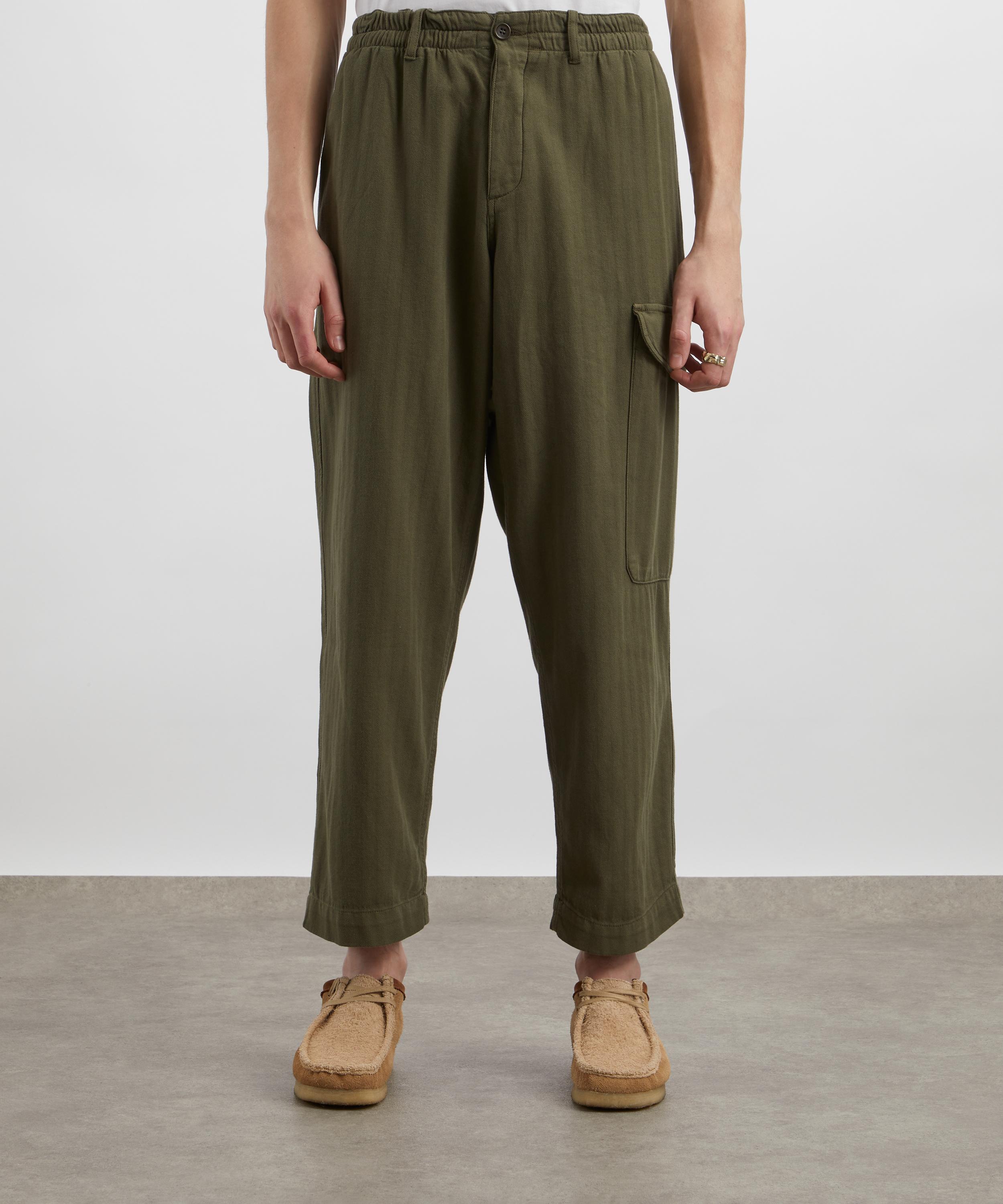 YMC - Green Military Trousers image number 2