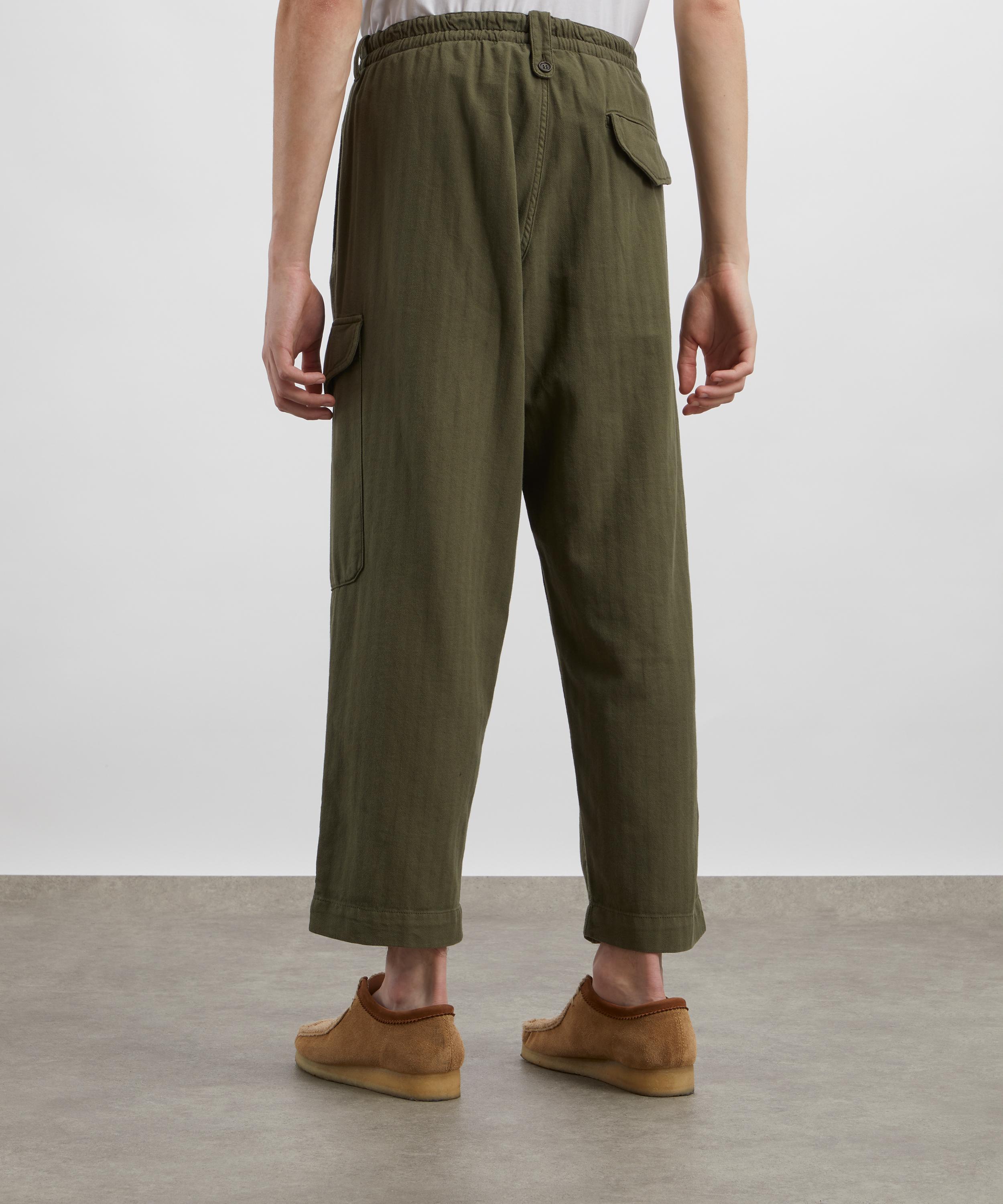 YMC - Green Military Trousers image number 3