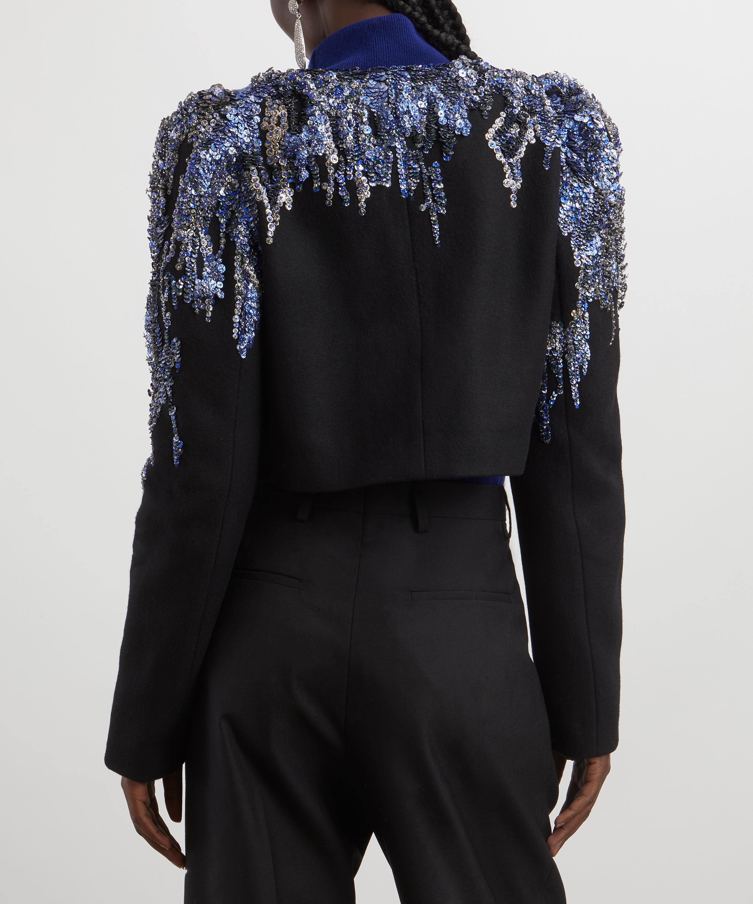 Dries Van Noten - Sequin-Embellished Cropped Jacket image number 3