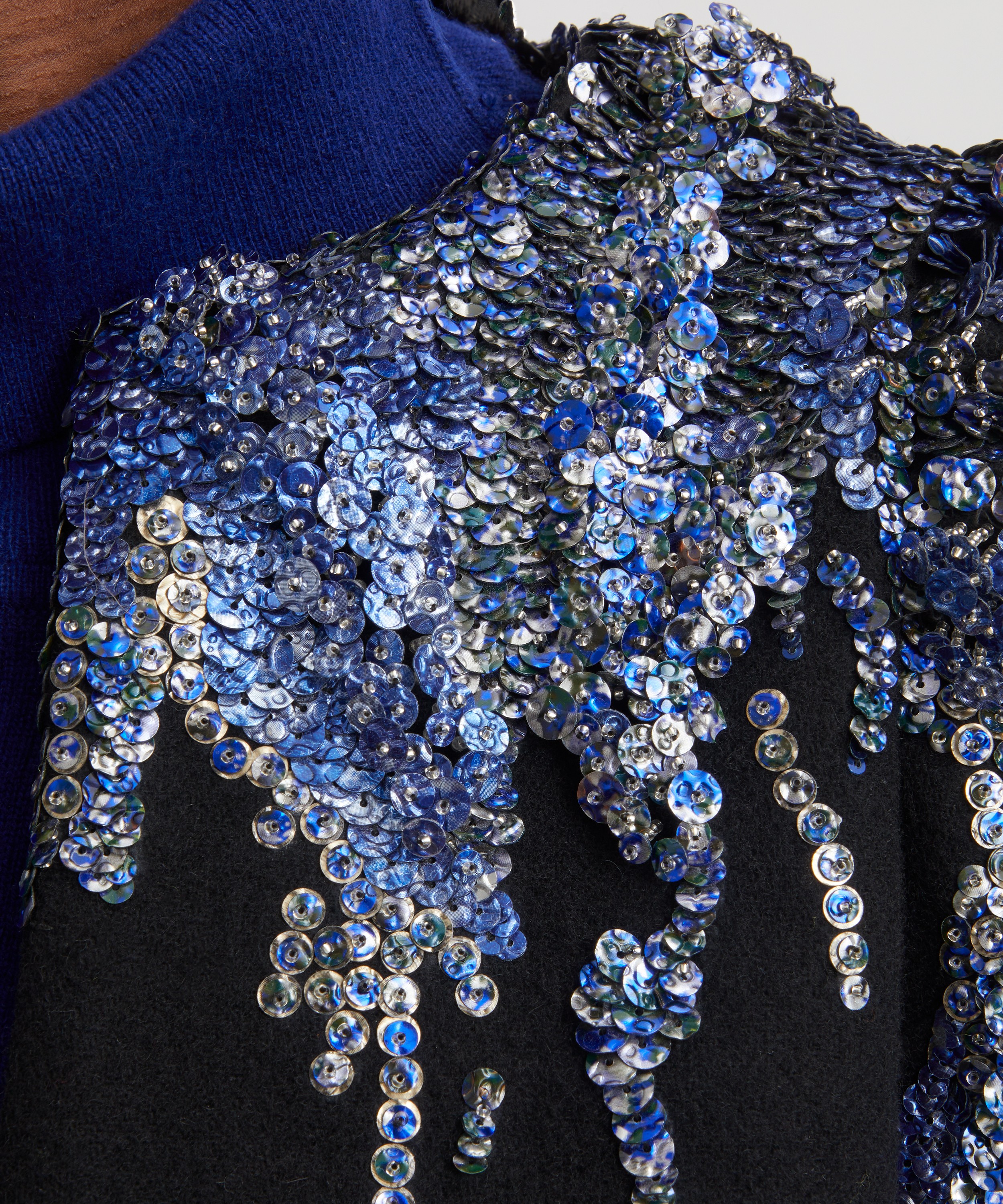 Dries Van Noten - Sequin-Embellished Cropped Jacket image number 4