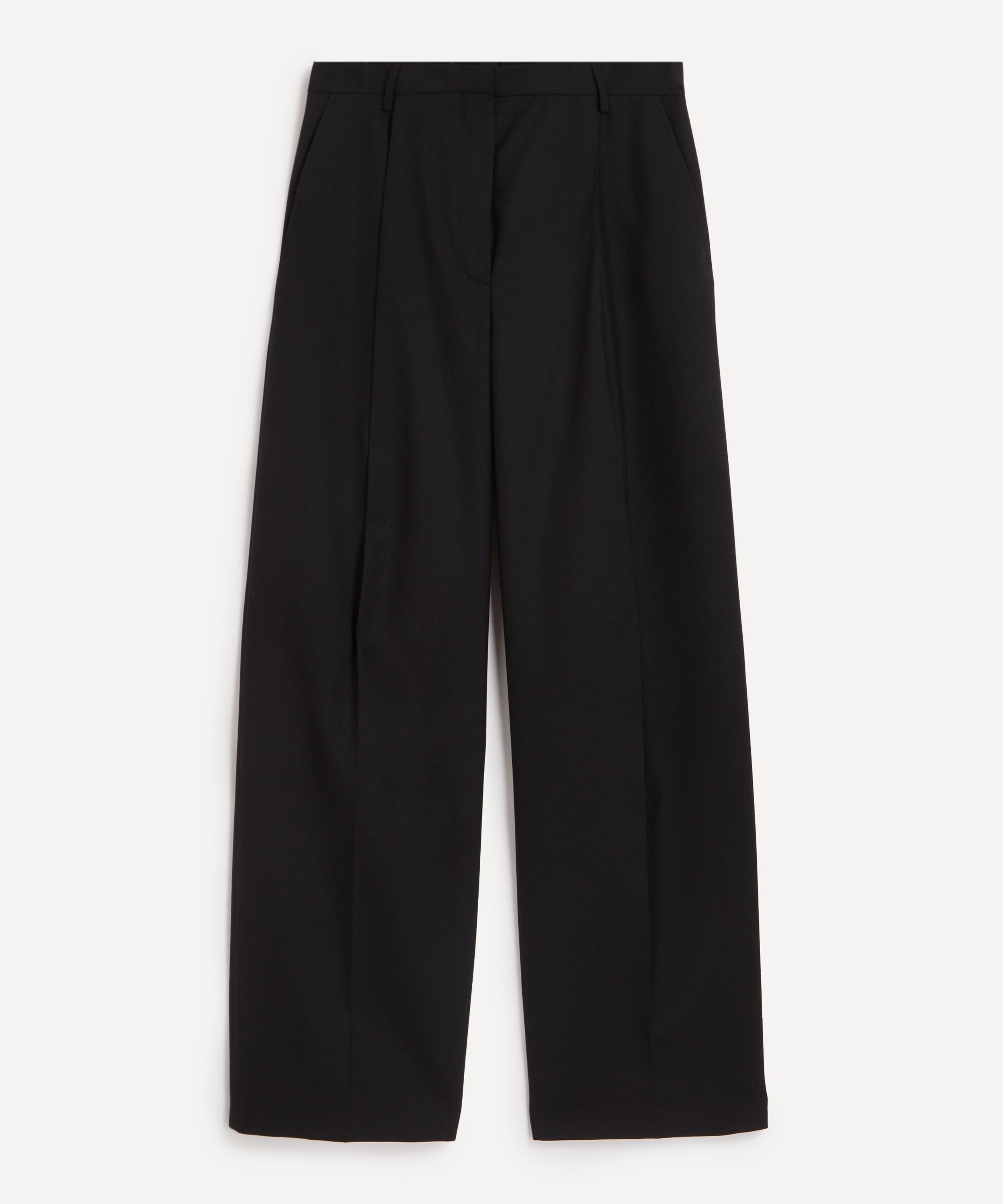 Dries Van Noten - High-Rise Wide Leg Wool Trousers