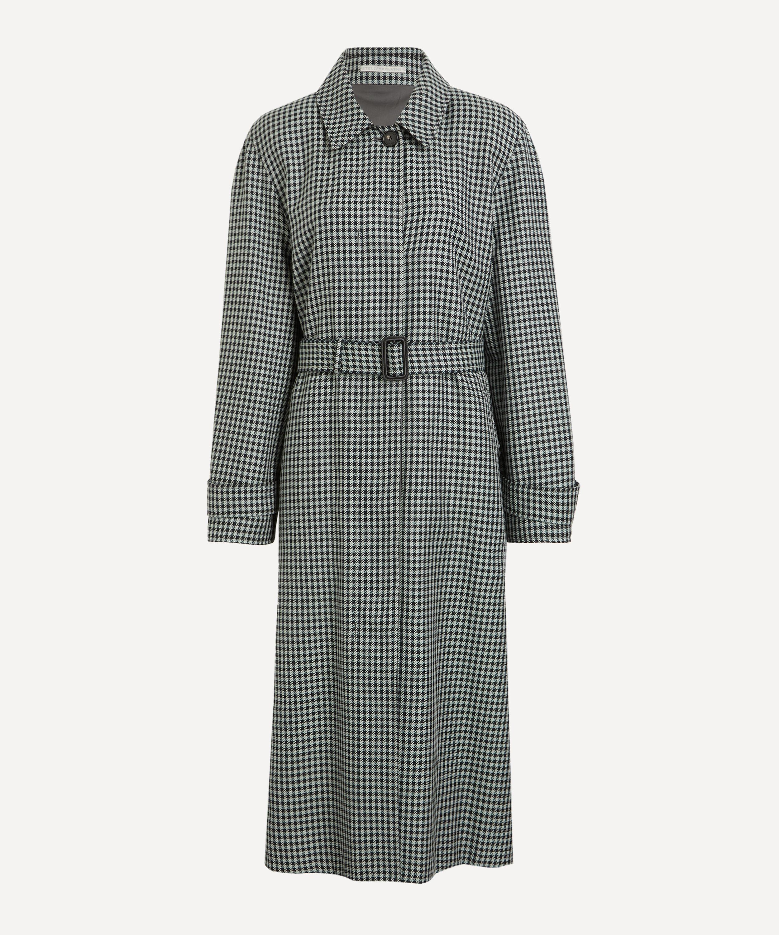 Stella McCartney - Reversible Oversized Check Trench Coat image number 0