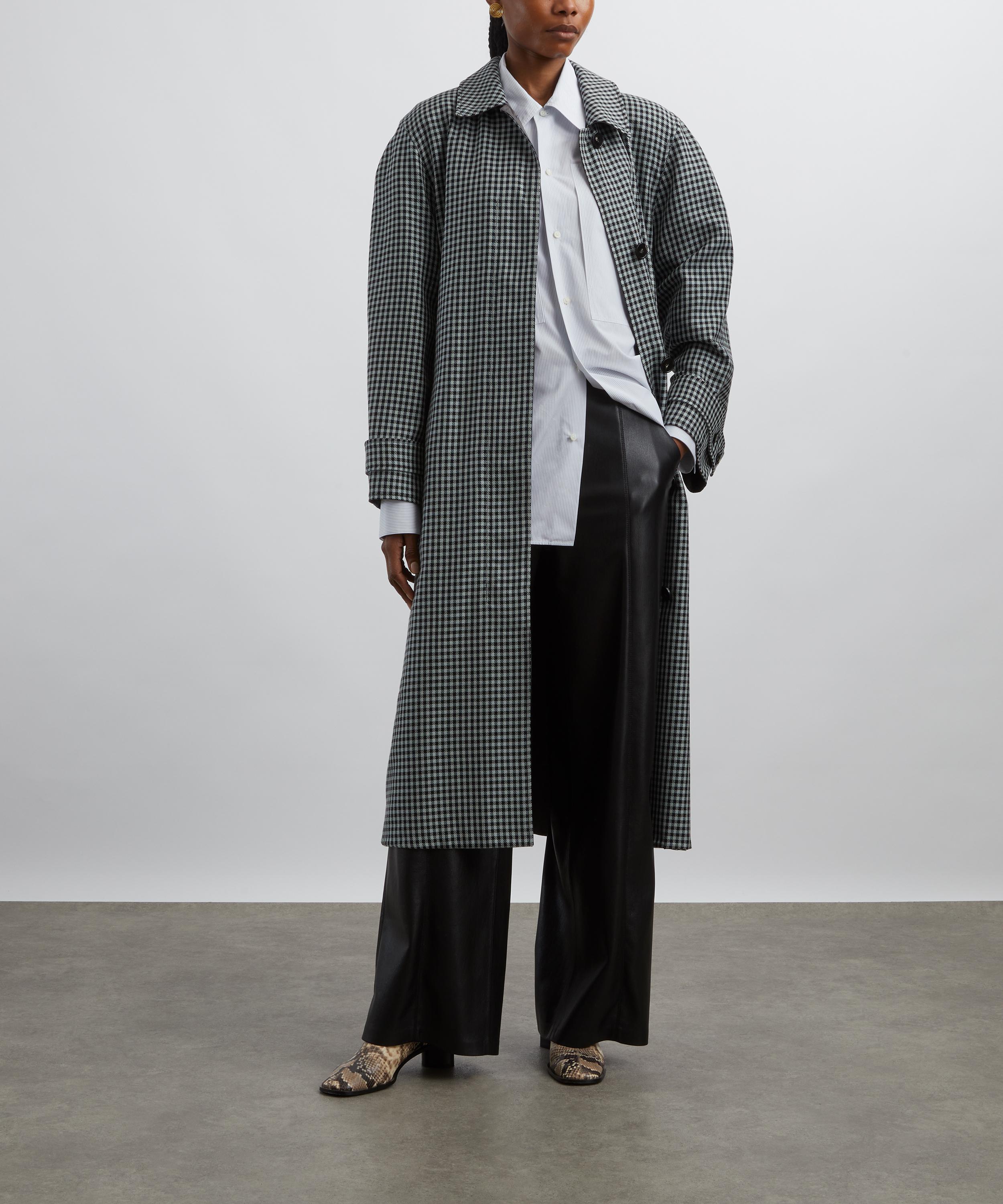 Stella McCartney - Reversible Oversized Check Trench Coat image number 1