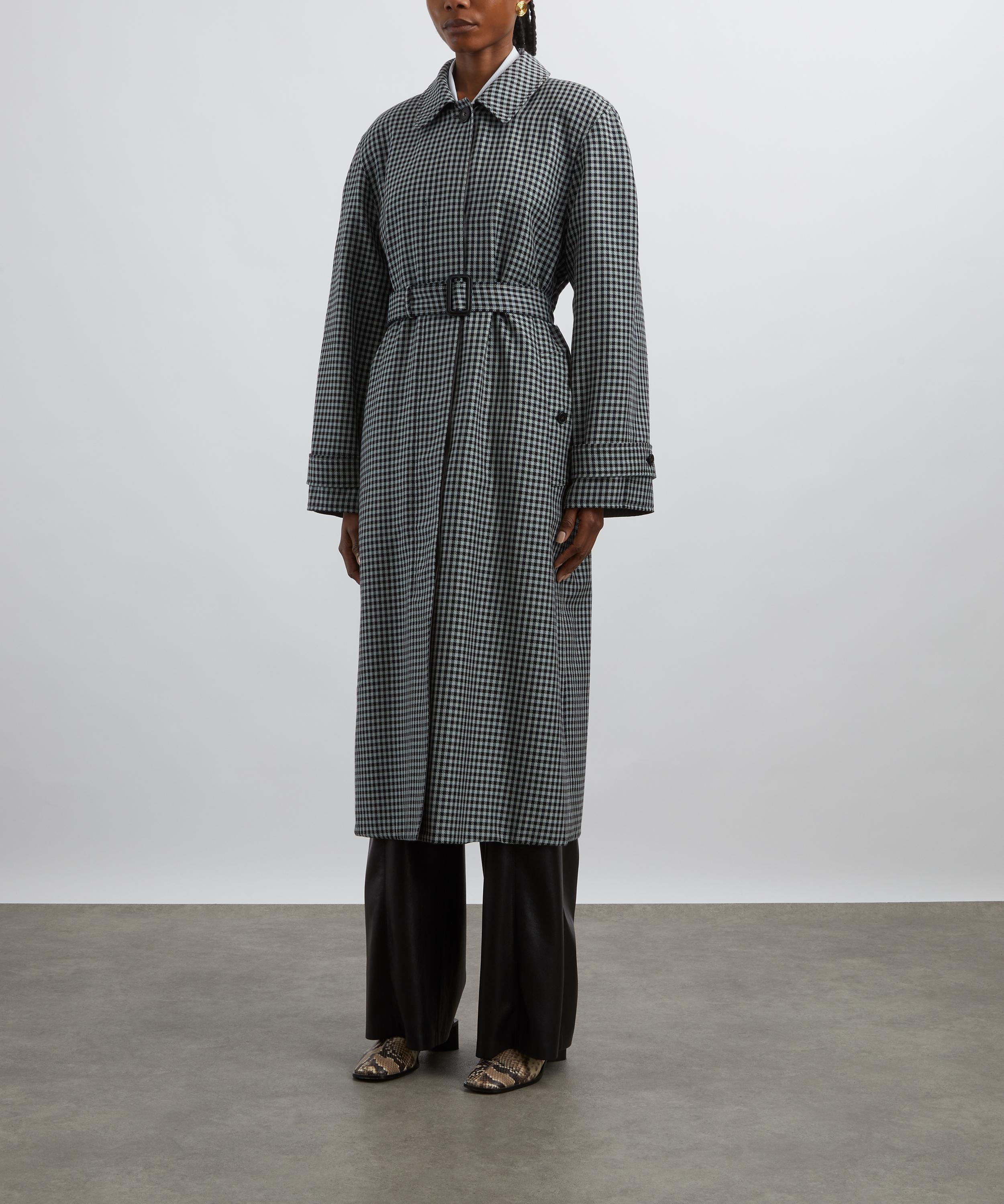 Stella McCartney - Reversible Oversized Check Trench Coat image number 2