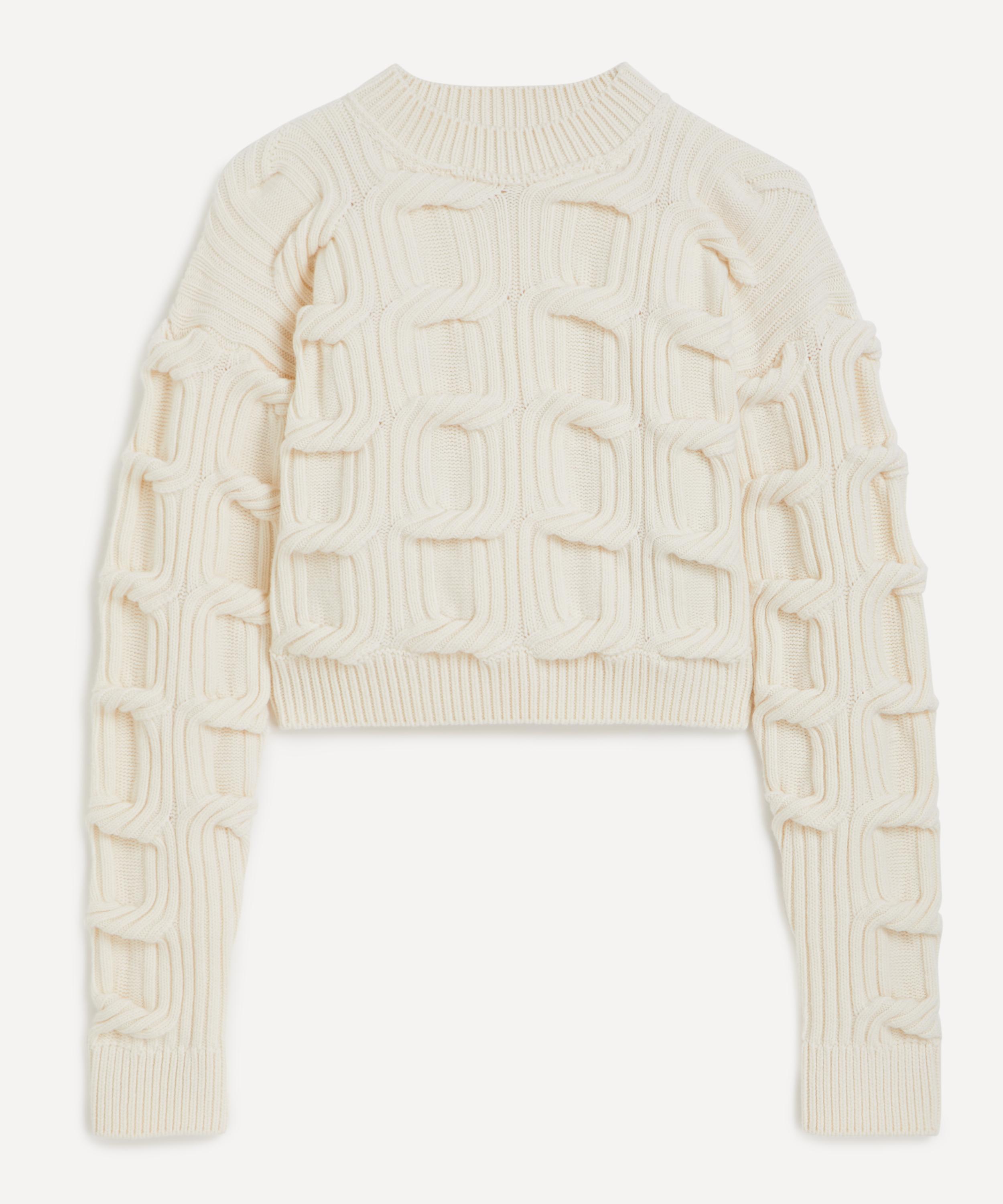 Stella McCartney - Falabella Cable-Knit Wool Jumper image number 0