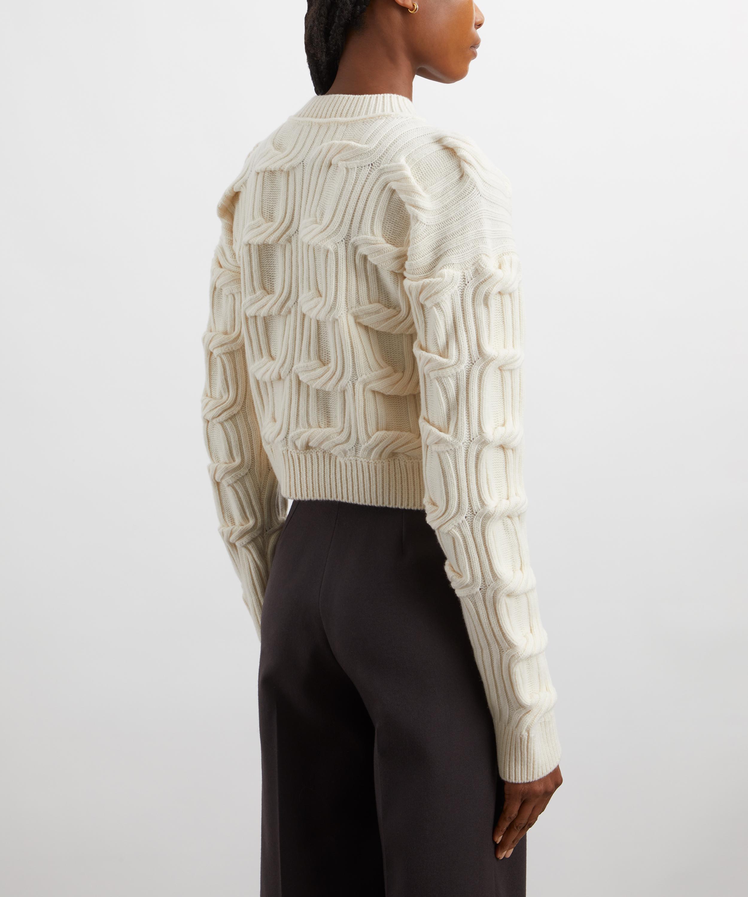 Stella McCartney - Falabella Cable-Knit Wool Jumper image number 3