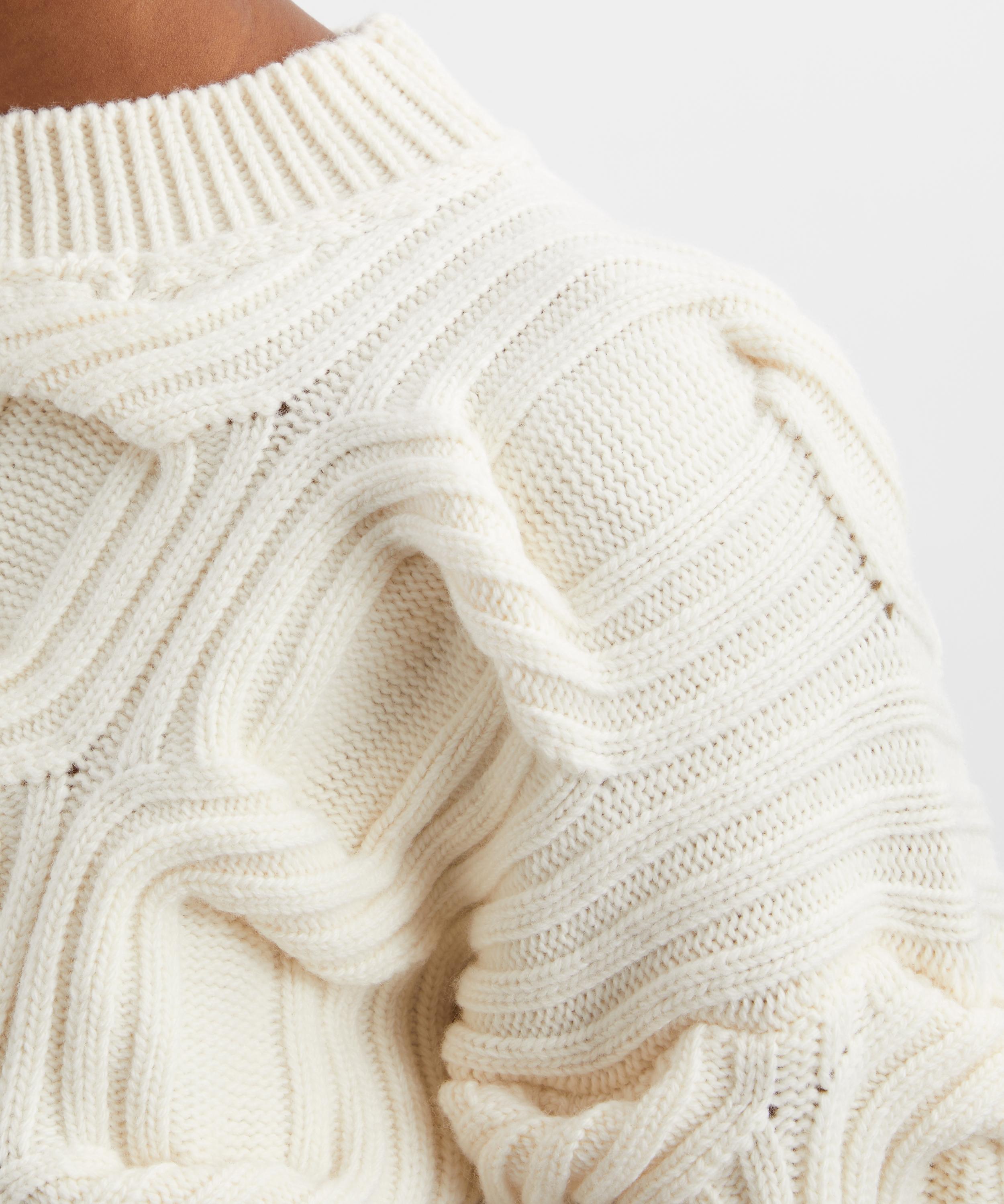 Stella McCartney - Falabella Cable-Knit Wool Jumper image number 4