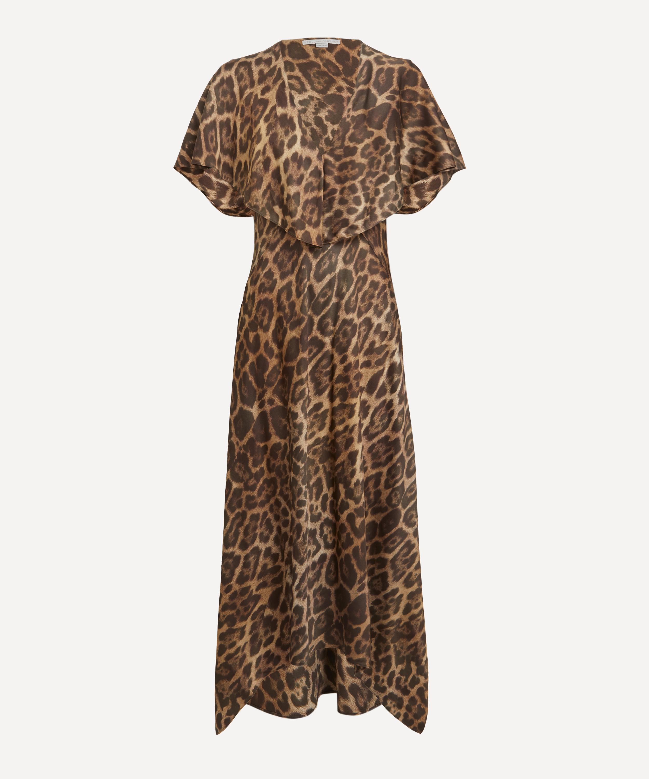 Stella McCartney - Leopard Print Asymmetric Midi Dress image number 0