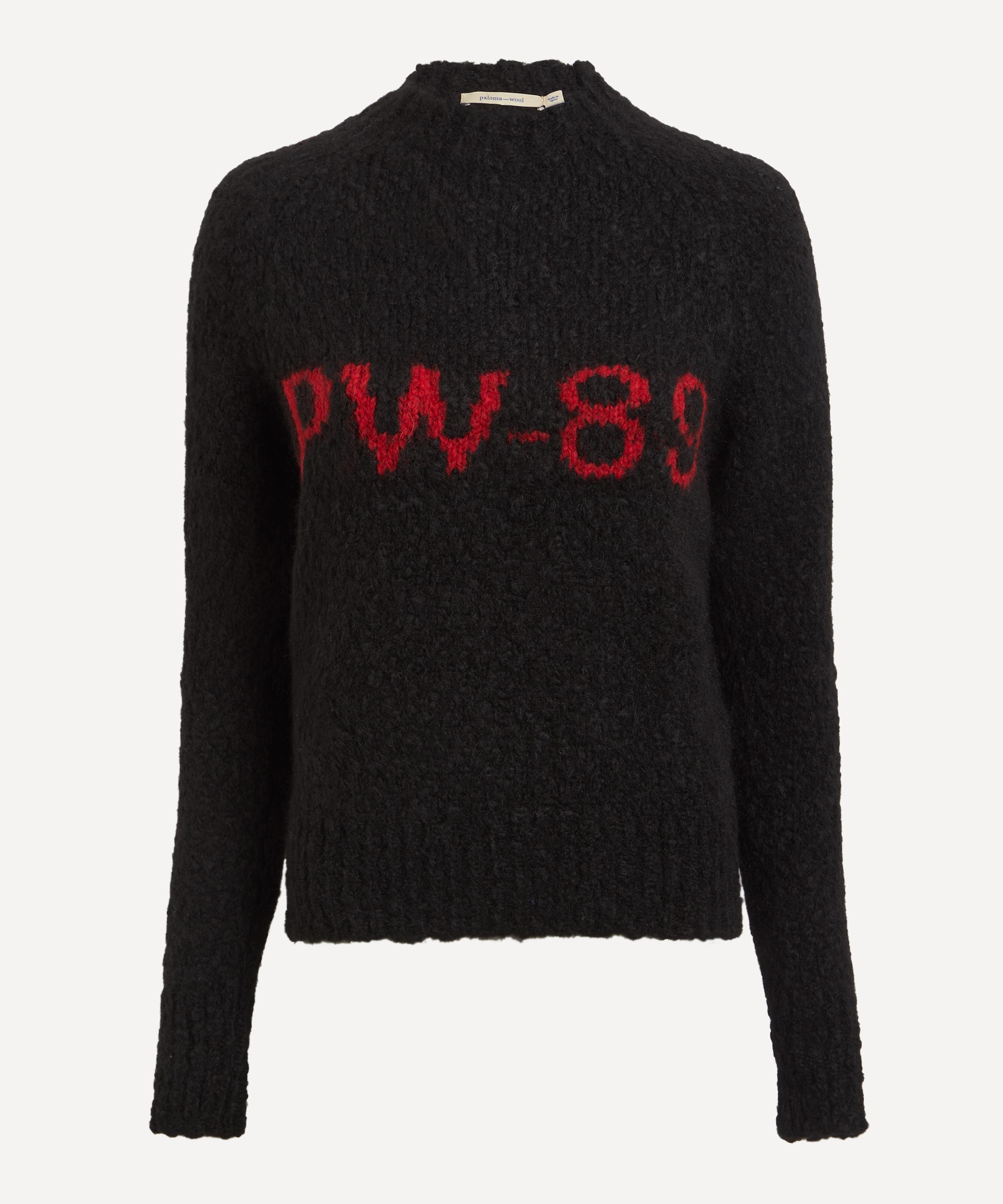 Paloma Wool - Black Solo Raglan Sleeve Jumper image number 0