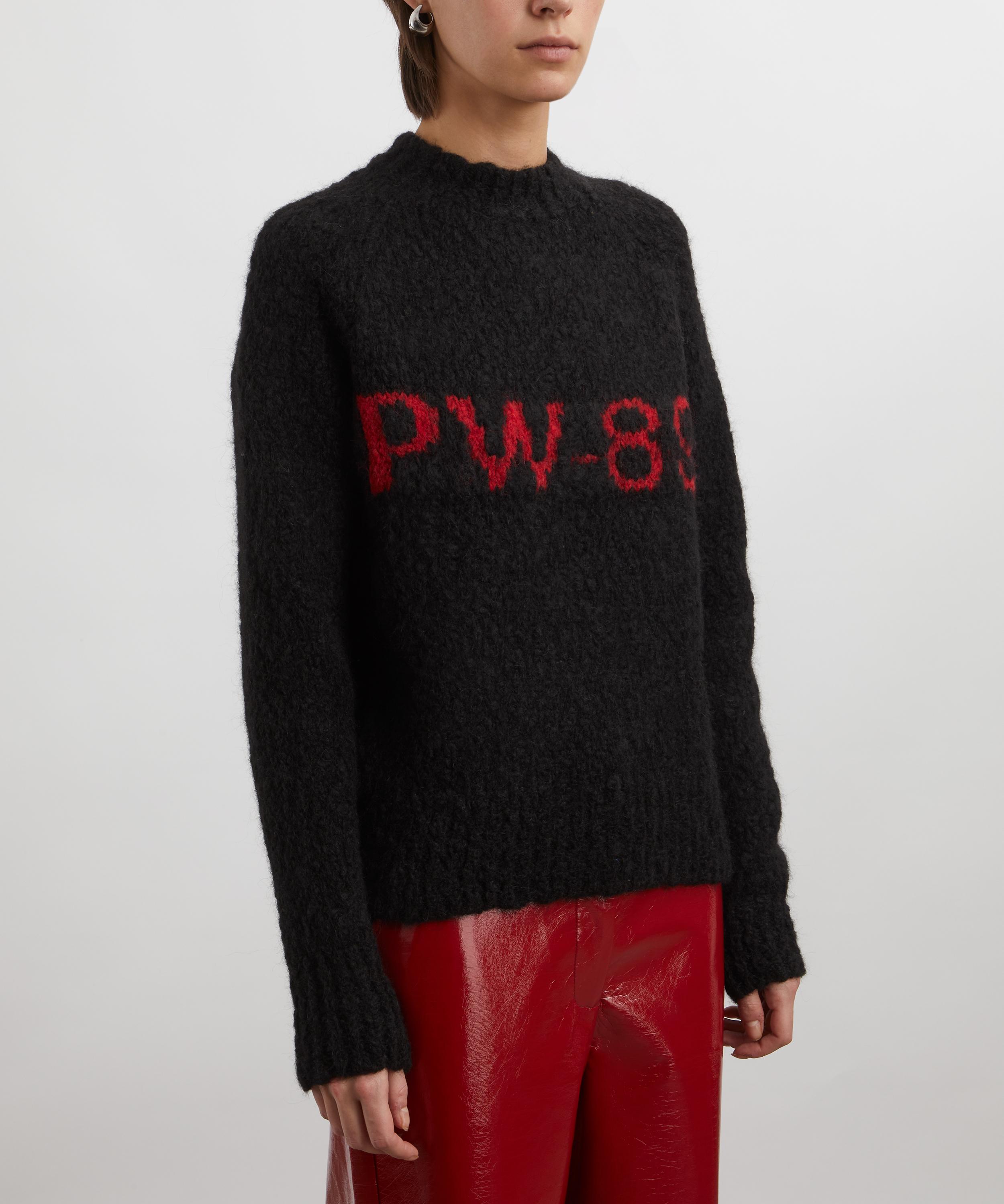 Paloma Wool - Black Solo Raglan Sleeve Jumper image number 2