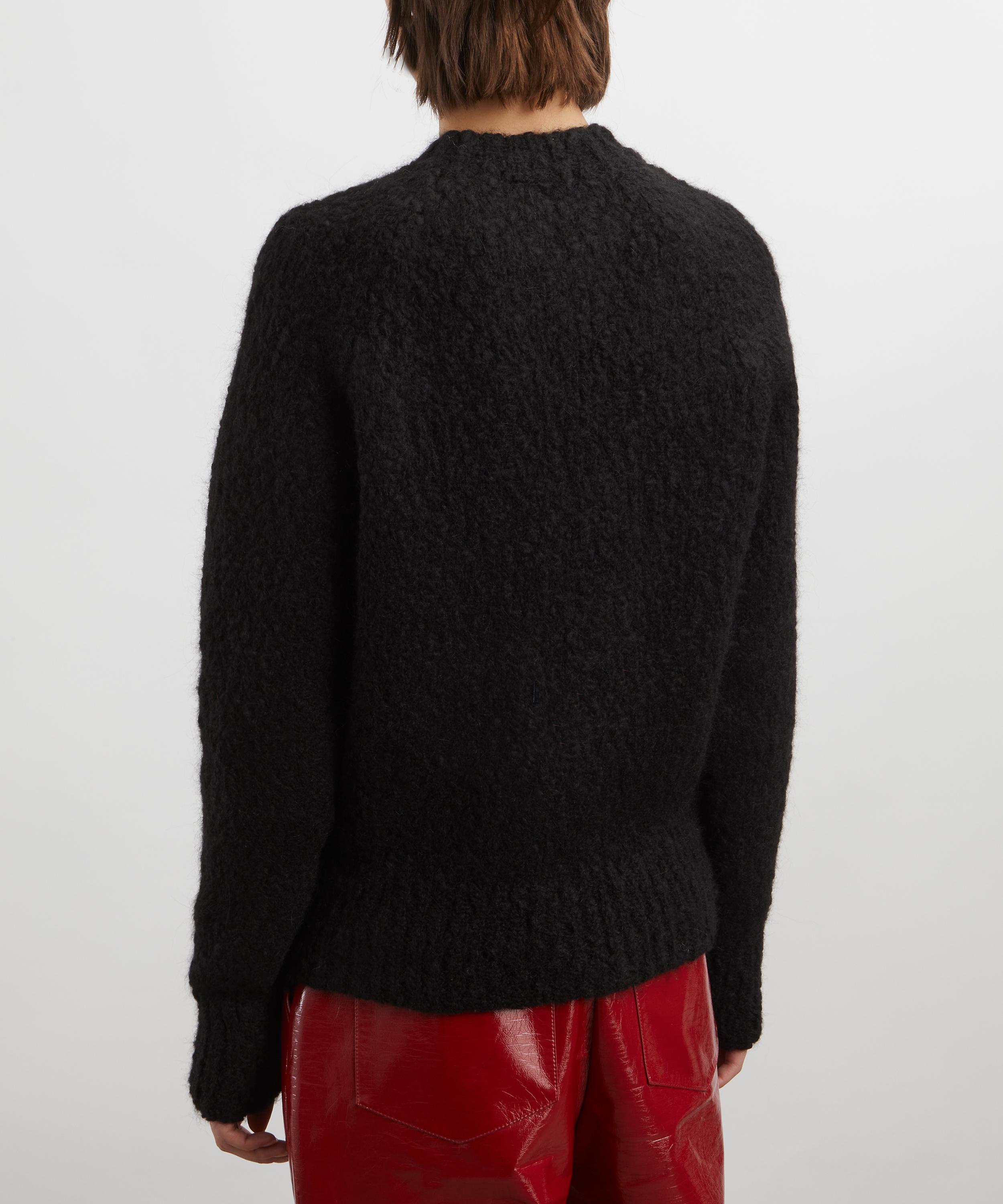 Paloma Wool - Black Solo Raglan Sleeve Jumper image number 3