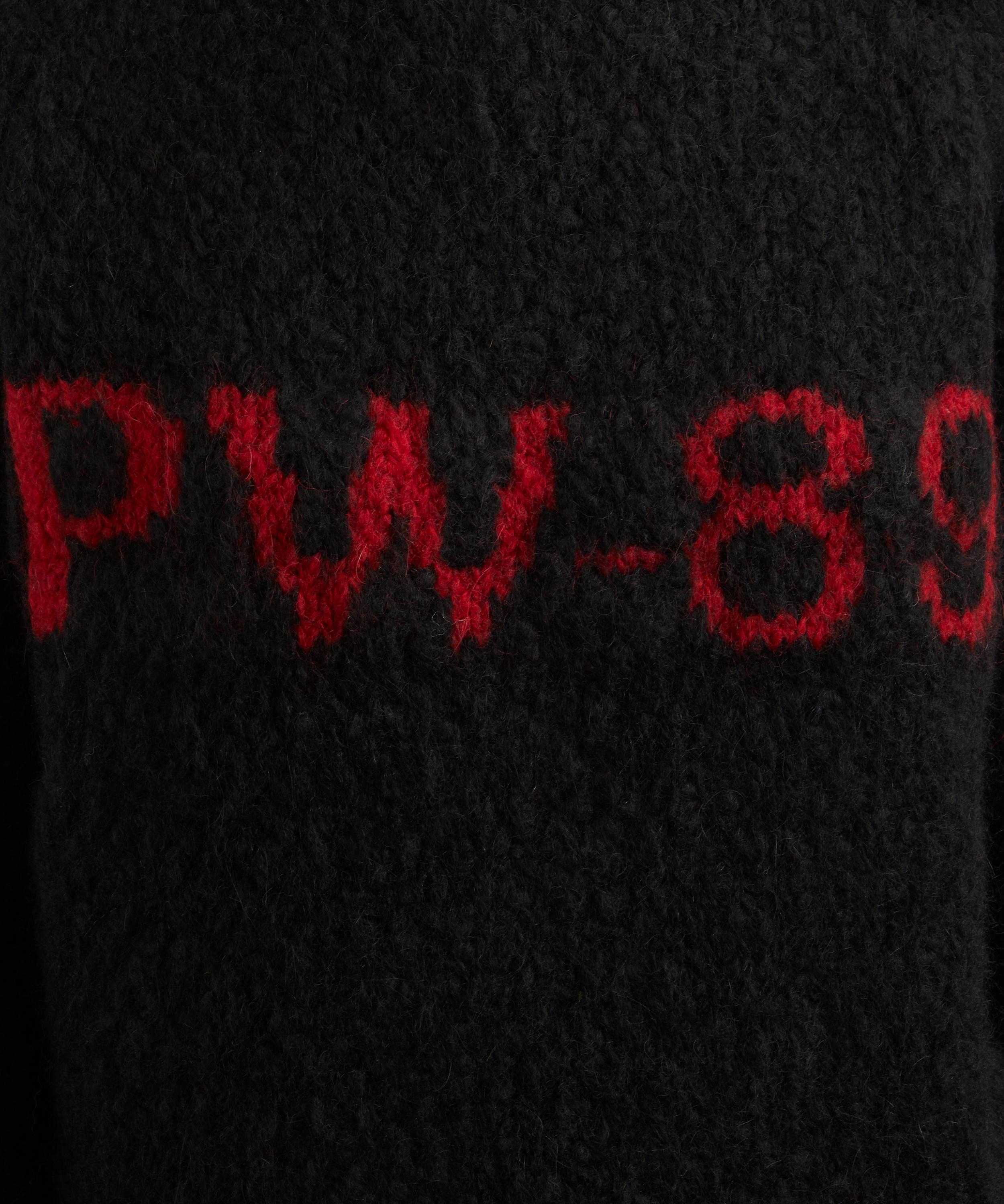 Paloma Wool - Black Solo Raglan Sleeve Jumper image number 4