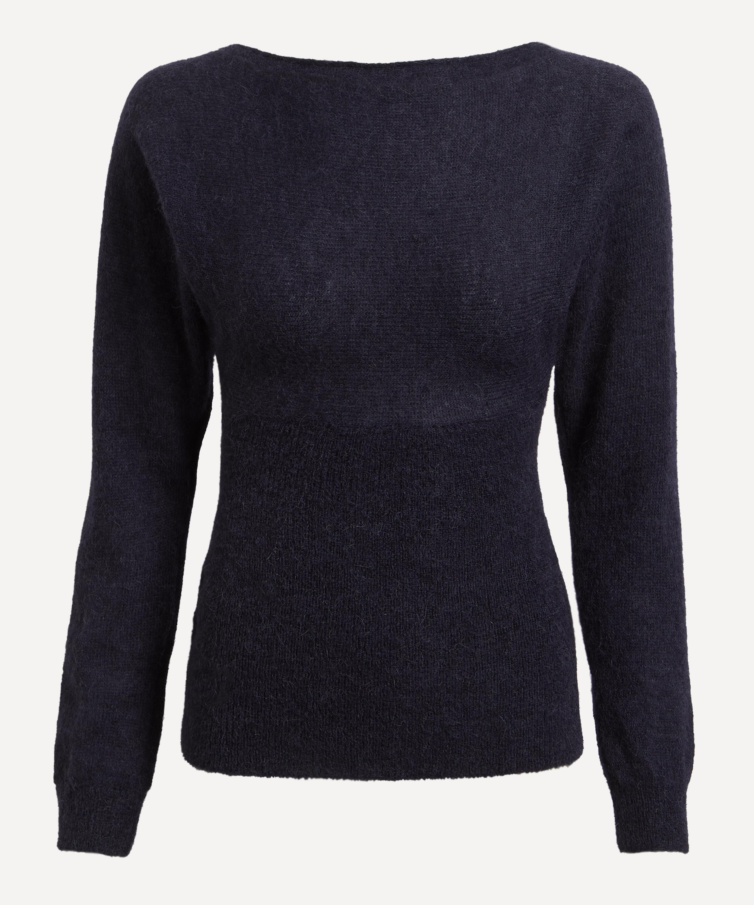 Batwing knitted jumper best sale