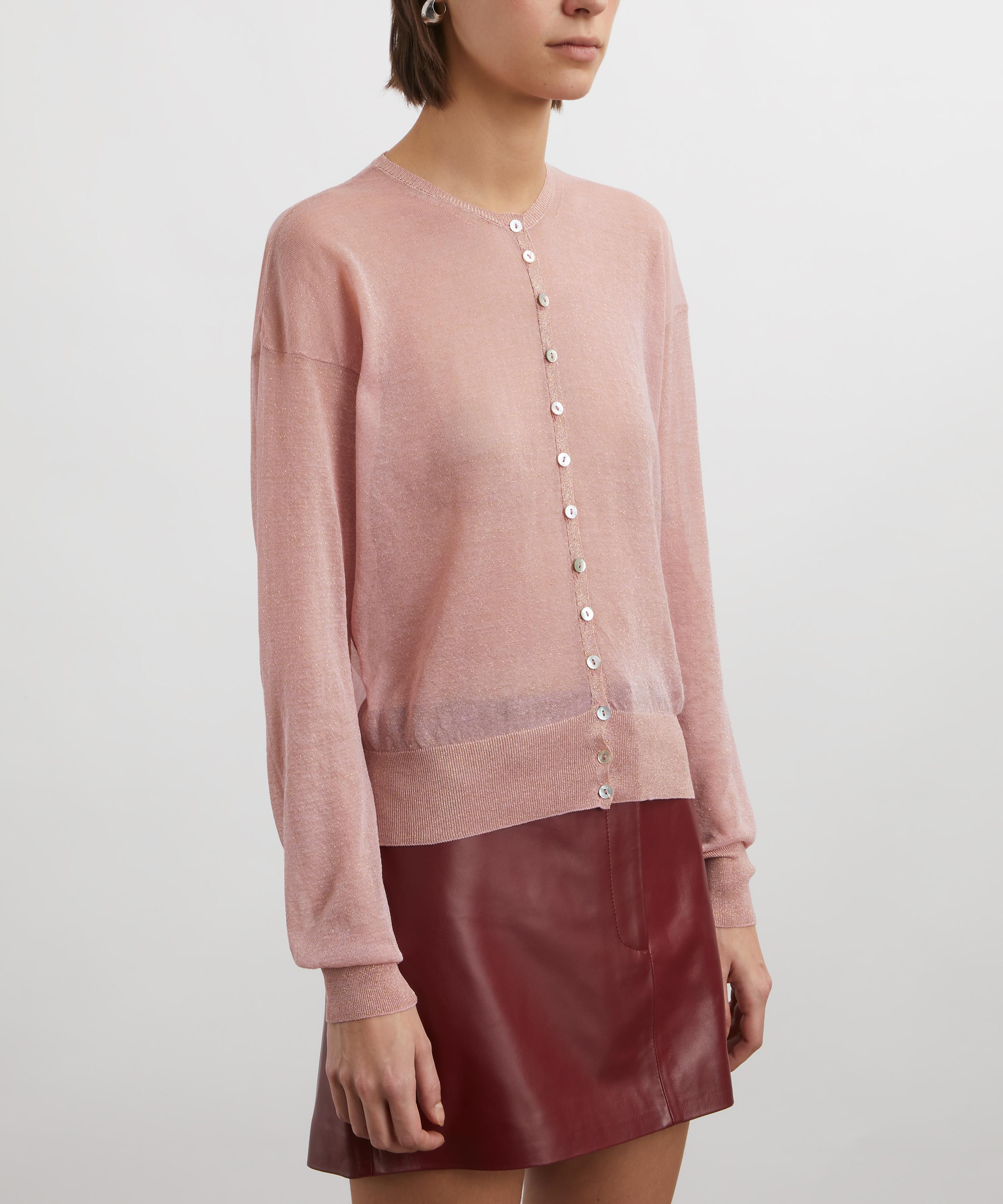 Paloma Wool - Nous Lurex Long Sleeve Cardigan image number 2