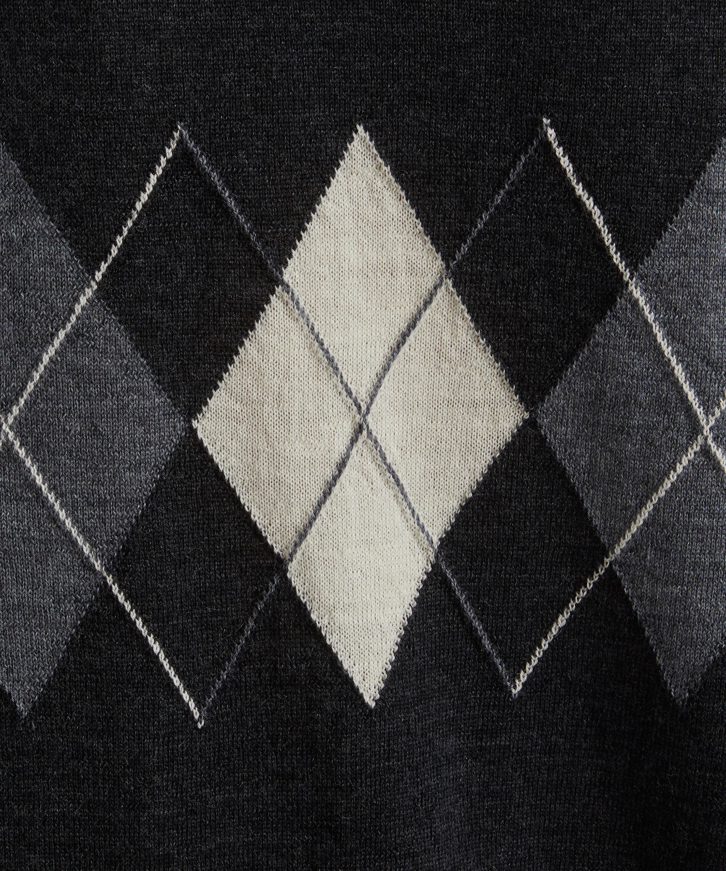 Paloma Wool - Gips Merino Wool Diamond Pattern Jumper image number 4