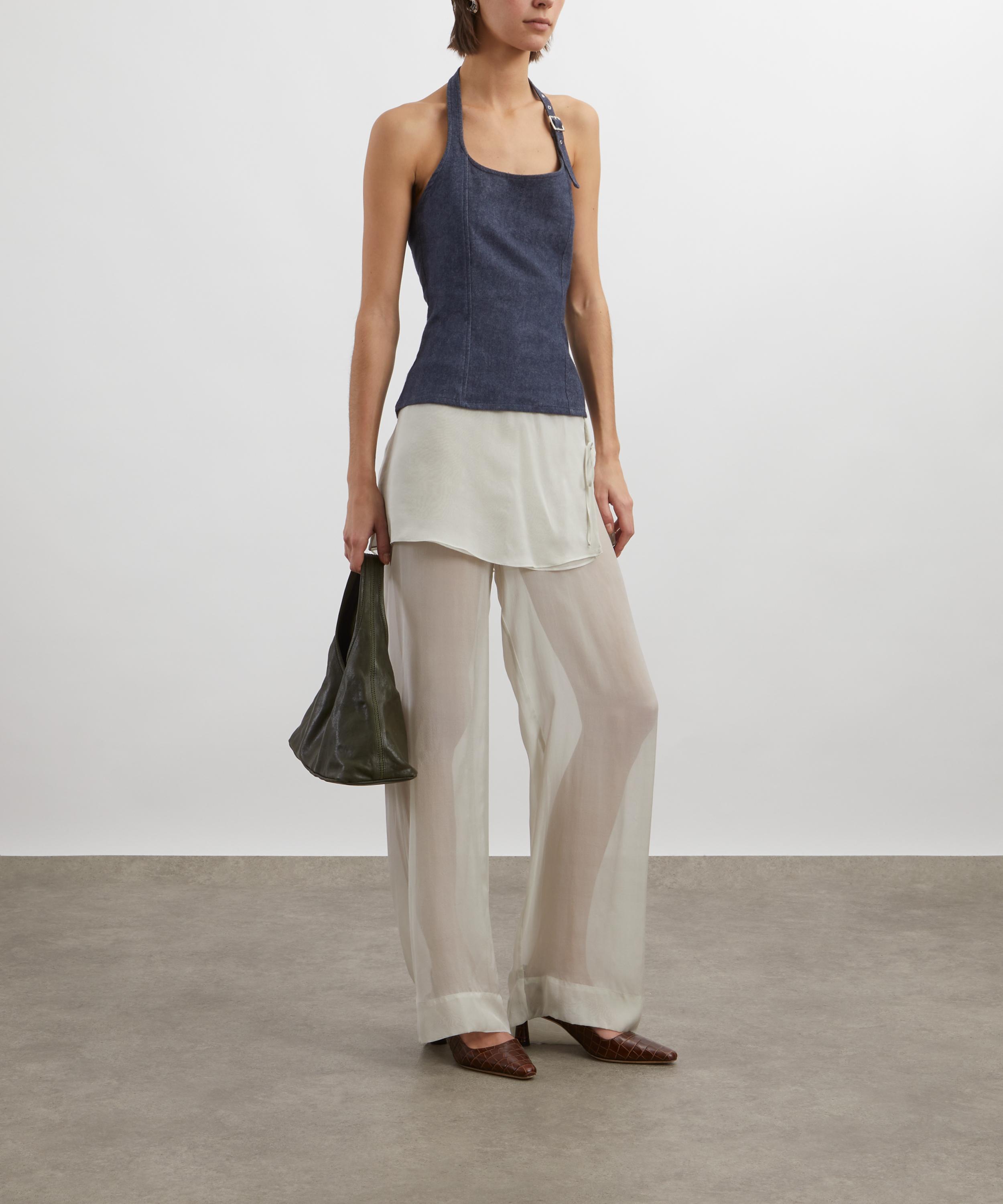 Paloma Wool - Galiena Denim Effect Halter Top image number 1