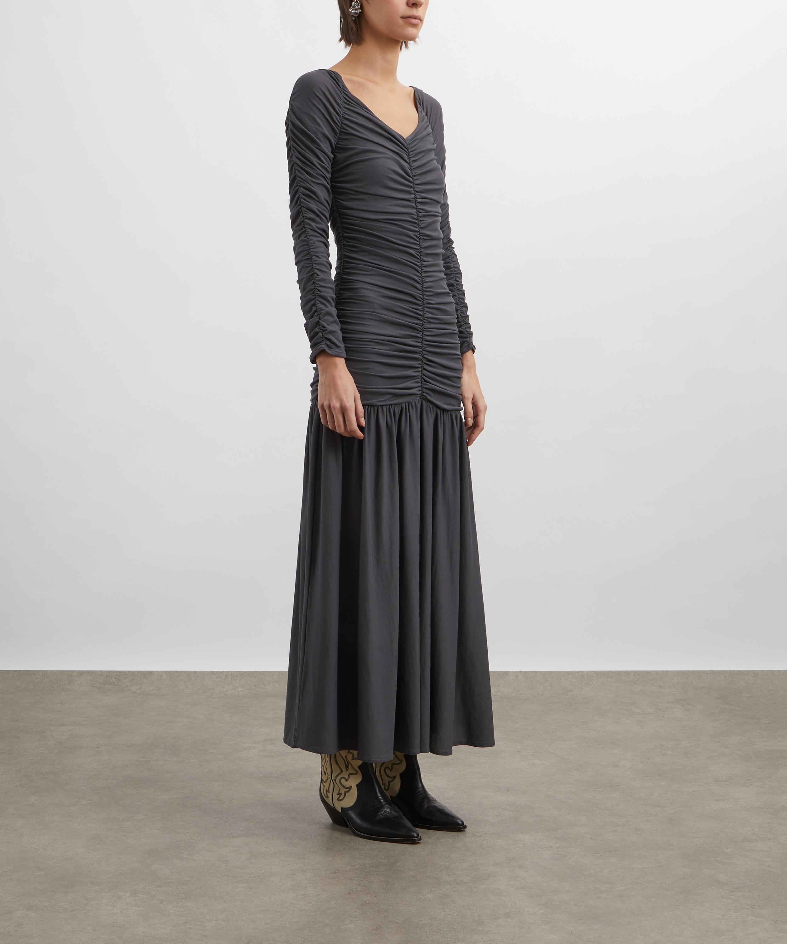 Paloma Wool - Catalina Ruched Long-Sleeve Dress image number 2