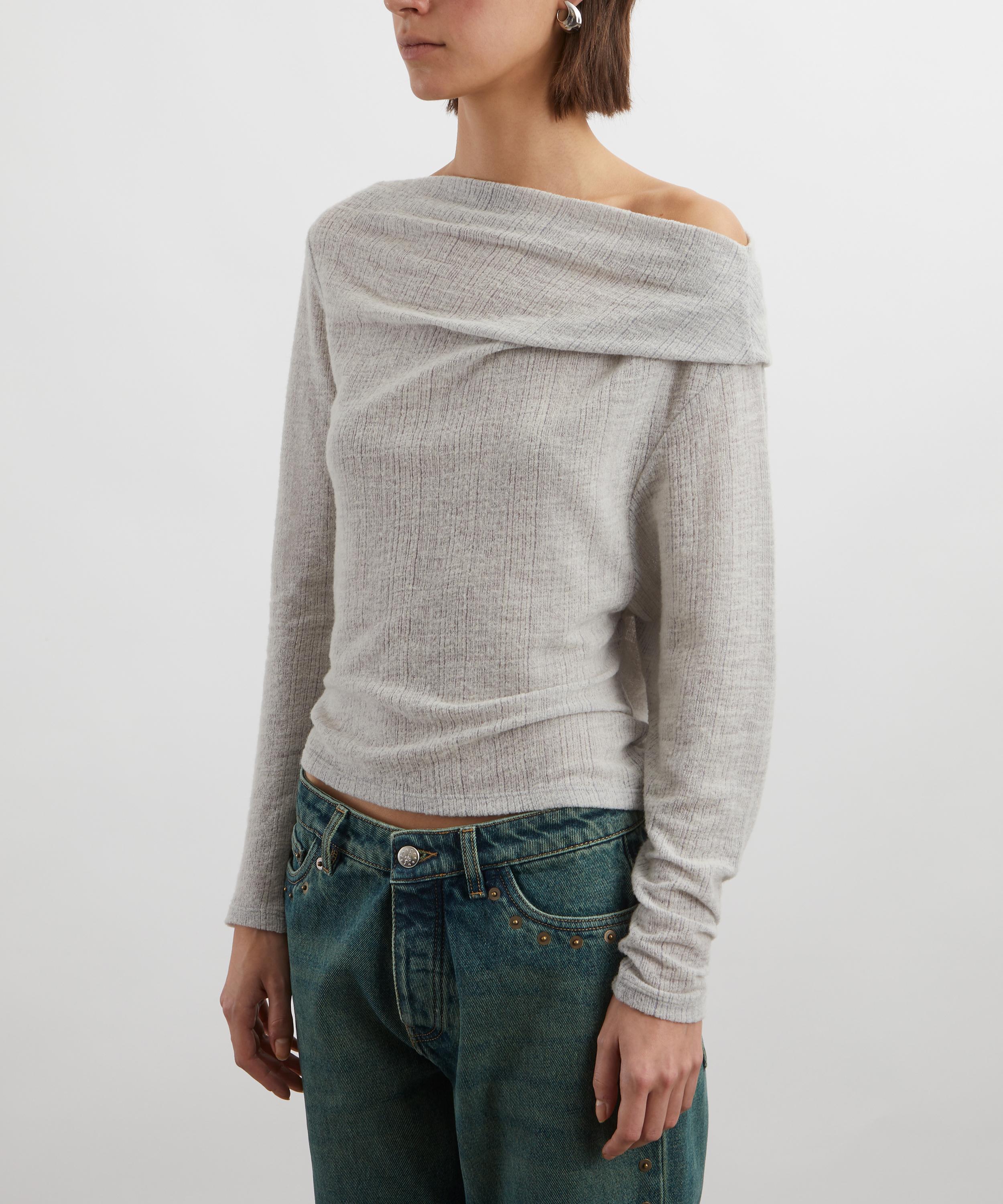 Paloma Wool - Gabi Asymmetric Long-Sleeve Top image number 2