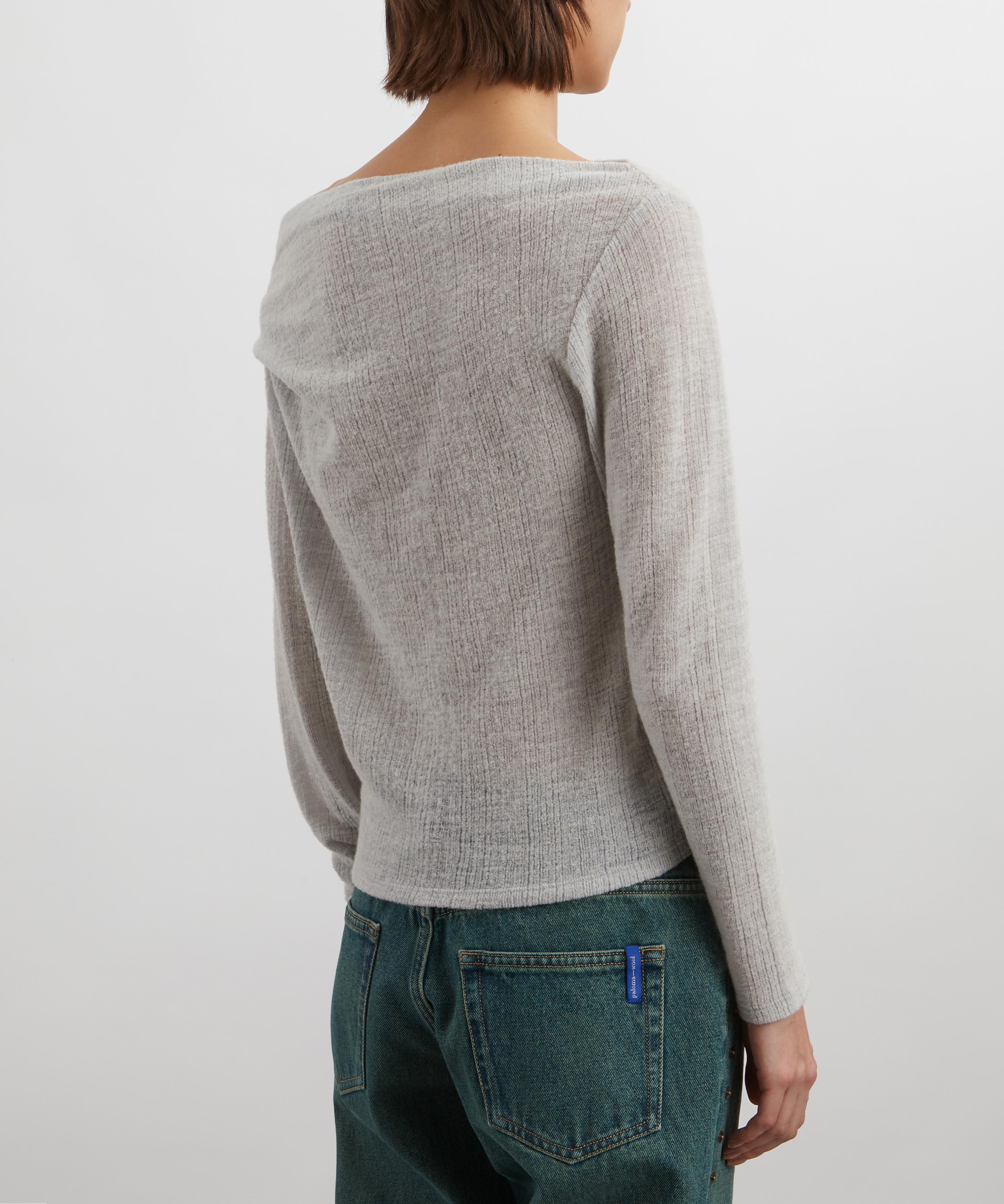 Paloma Wool - Gabi Asymmetric Long-Sleeve Top image number 3