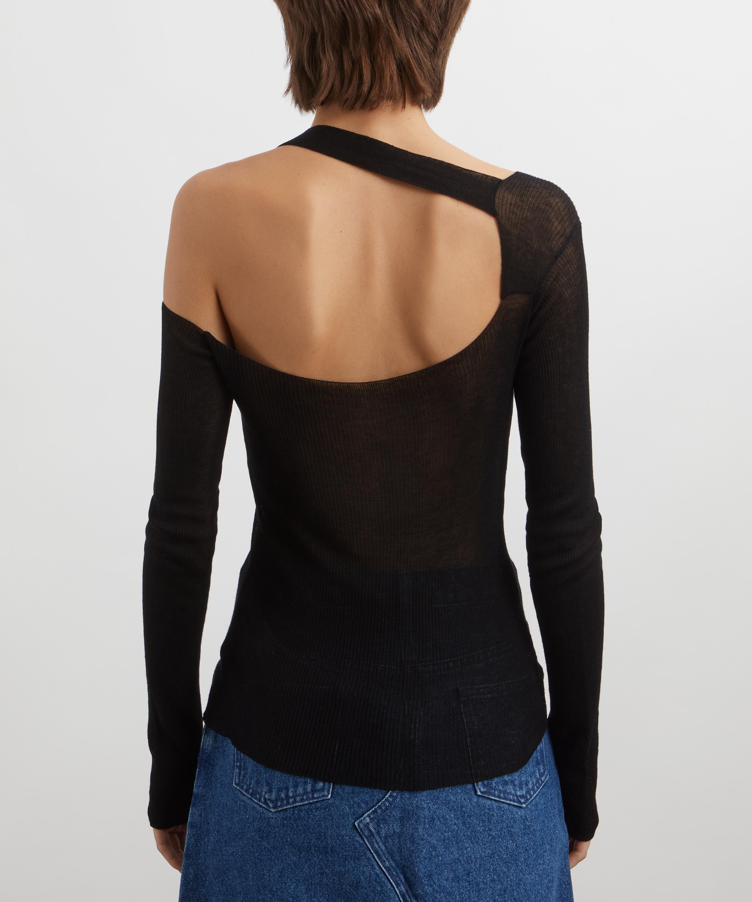 Paloma Wool - Slaby Asymmetric Long-Sleeve Top image number 3