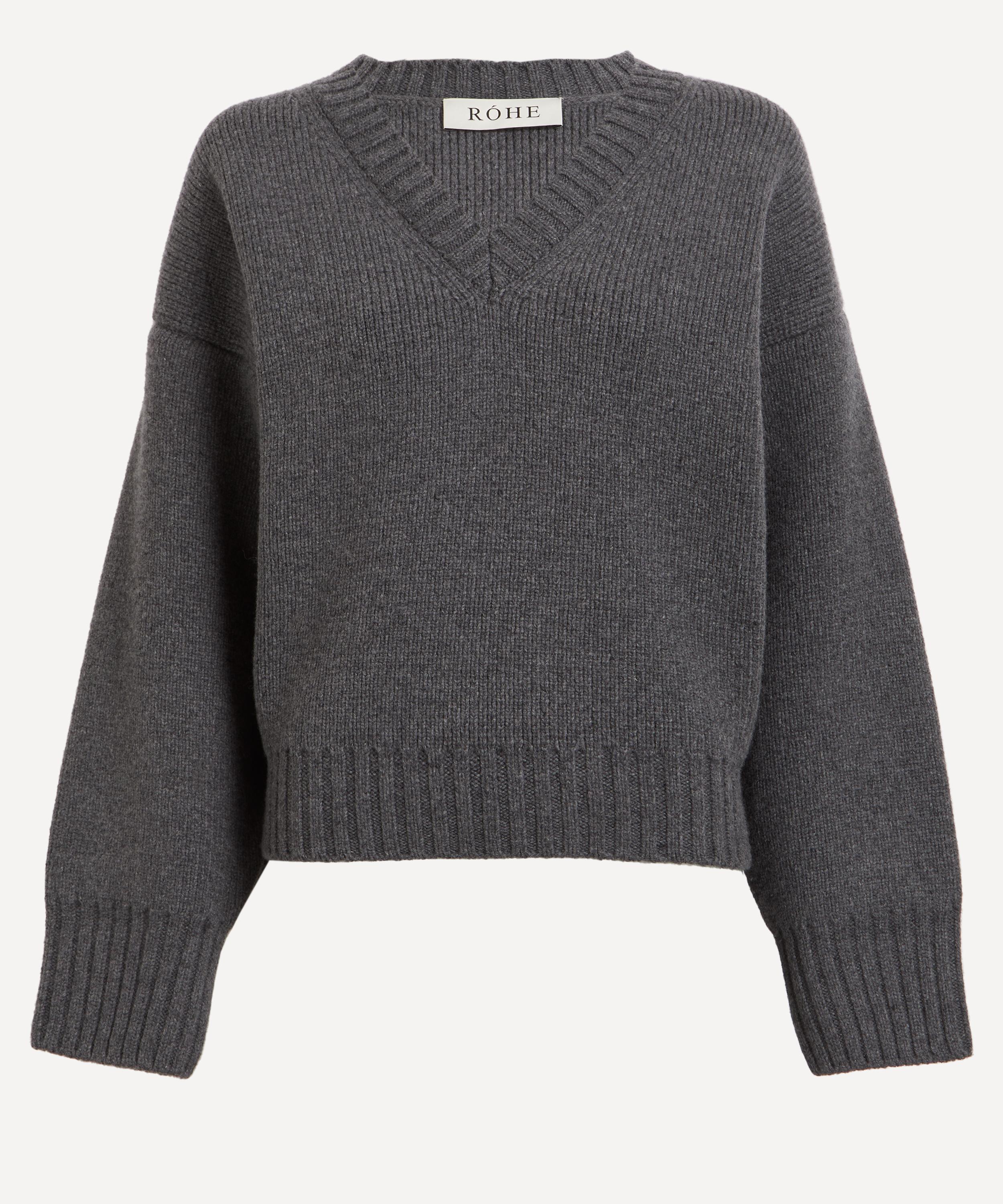 Róhe - Compact V-Neck Jumper image number 0