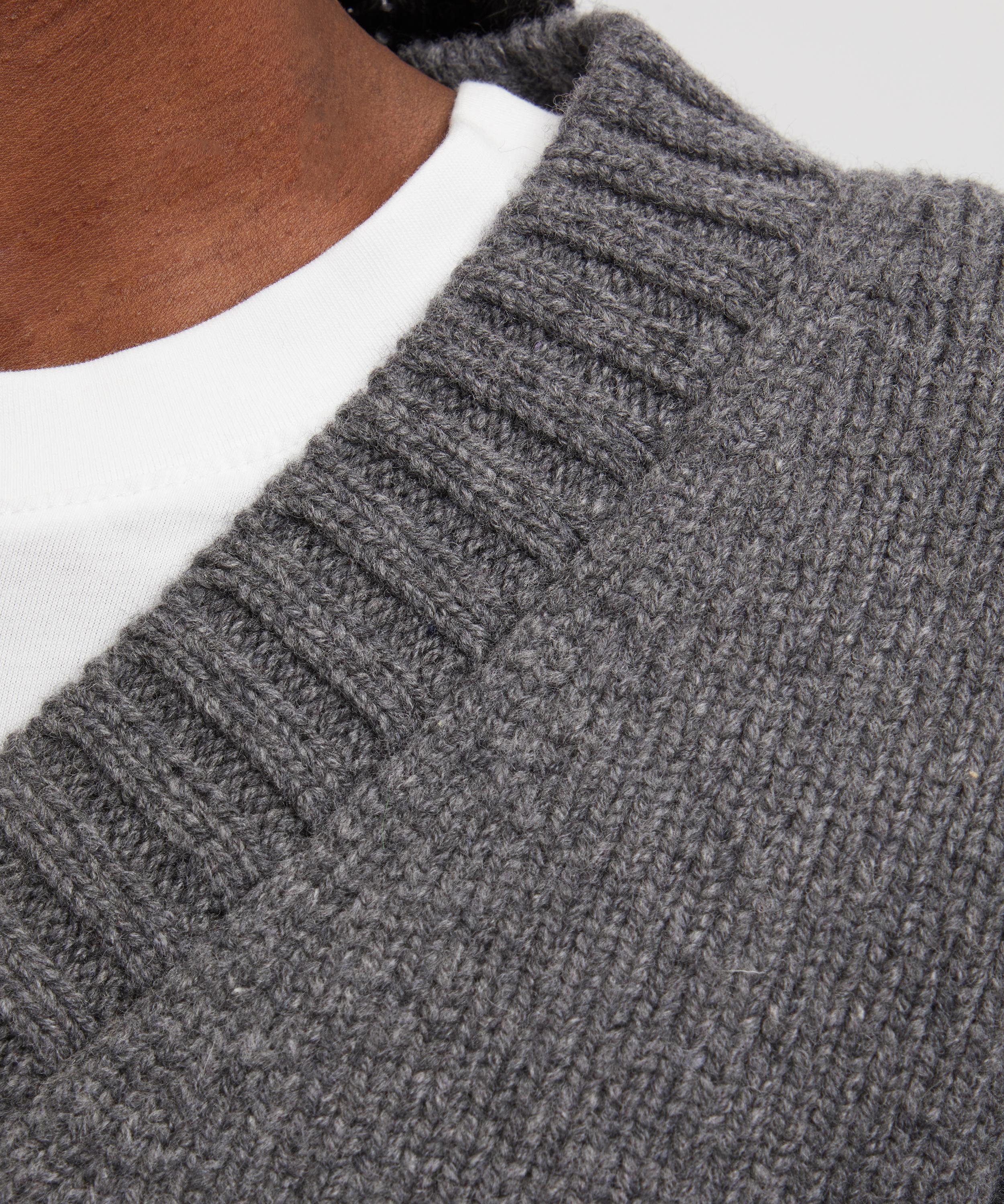 Róhe - Compact V-Neck Jumper image number 4