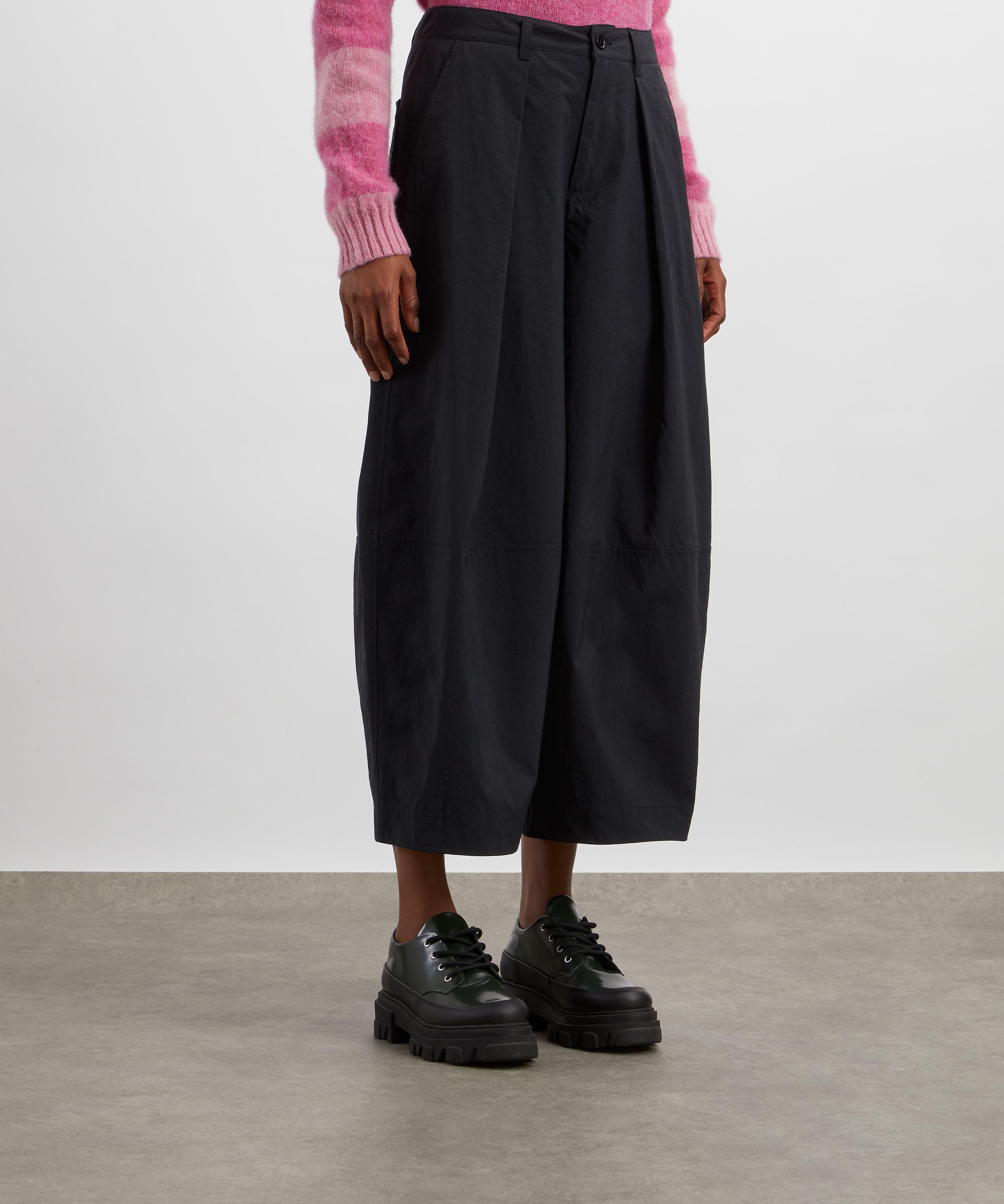 YMC - Black Deadbeat Wide Leg Trousers image number 2