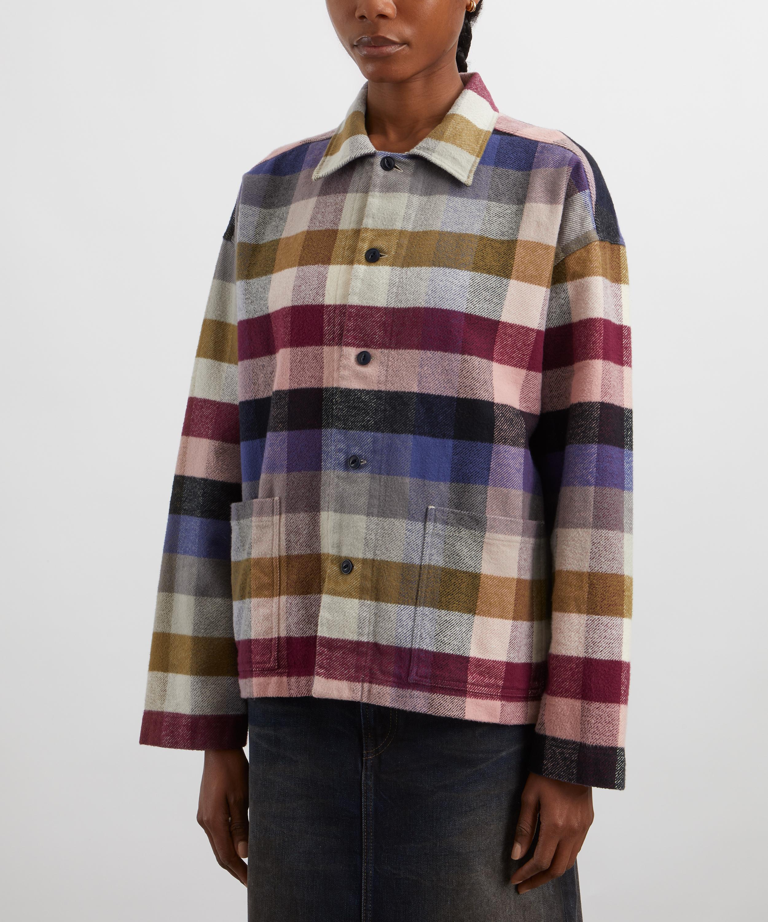 YMC - PJ Check Overshirt  image number 2