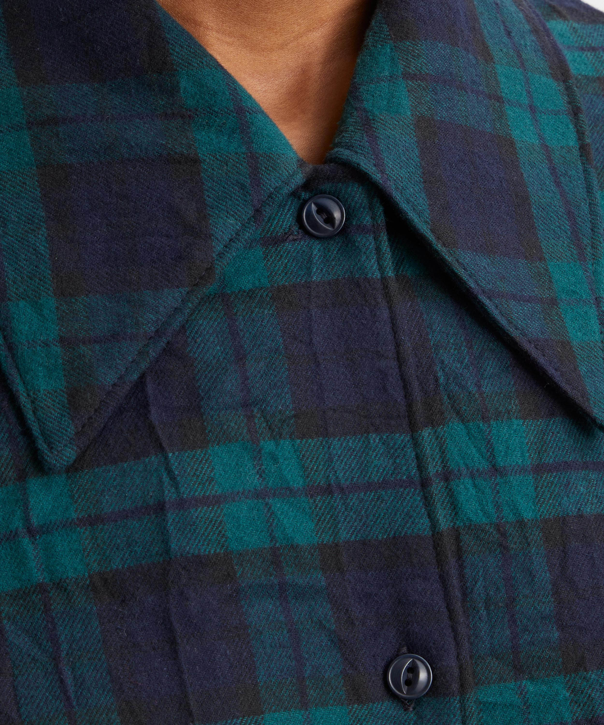 YMC - Lena Pleated Plaid Shirt image number 4