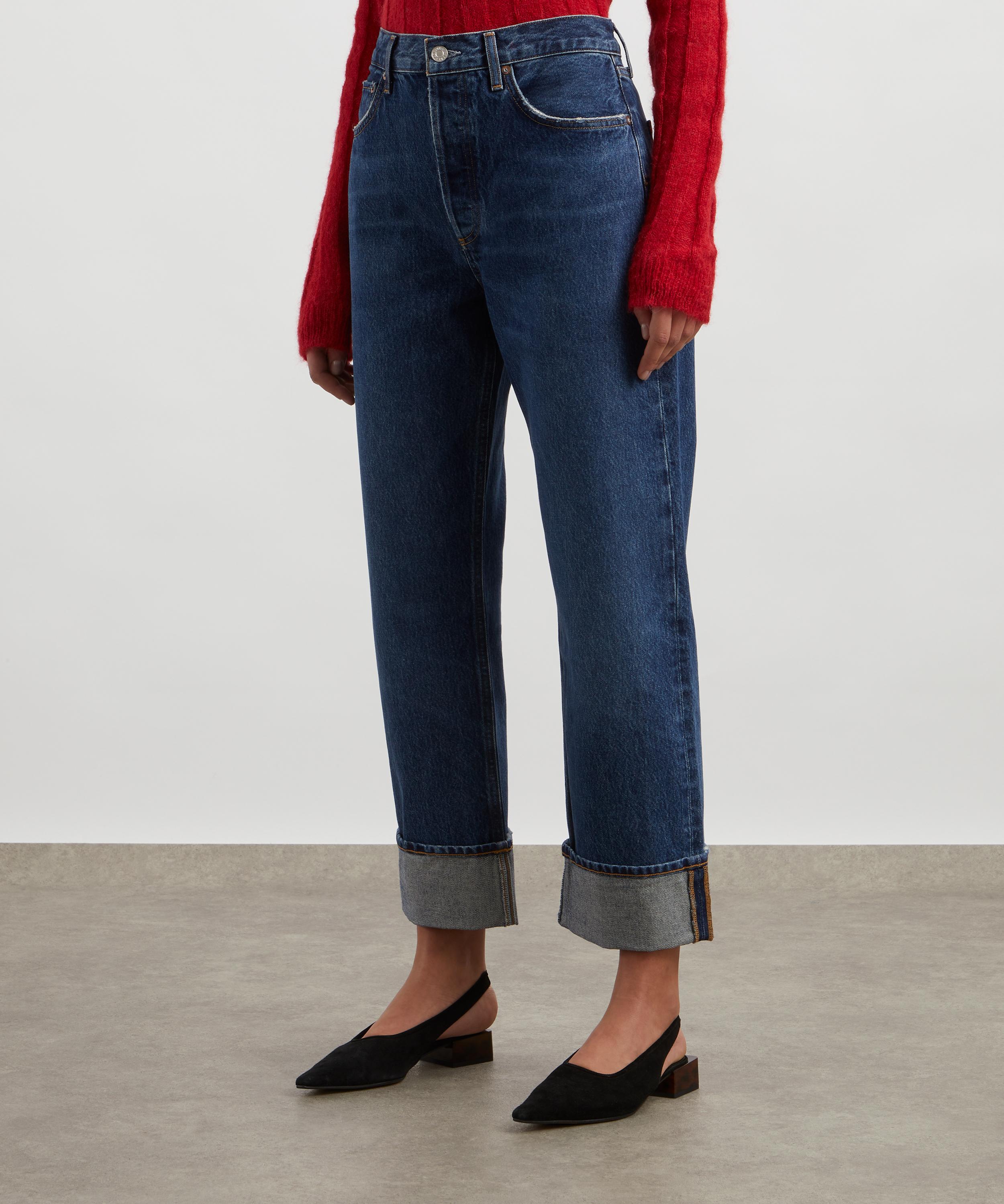 AGOLDE - Fran Low-Slung Straight Jeans image number 2