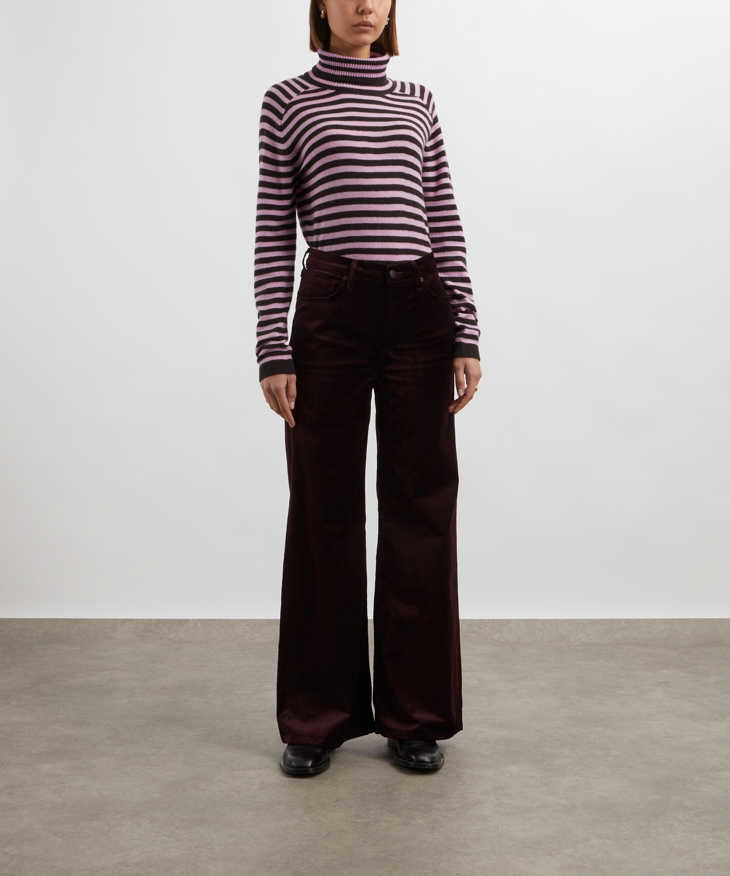 Citizens of Humanity - Lolli Mid-Rise Velvet Trousers image number 1