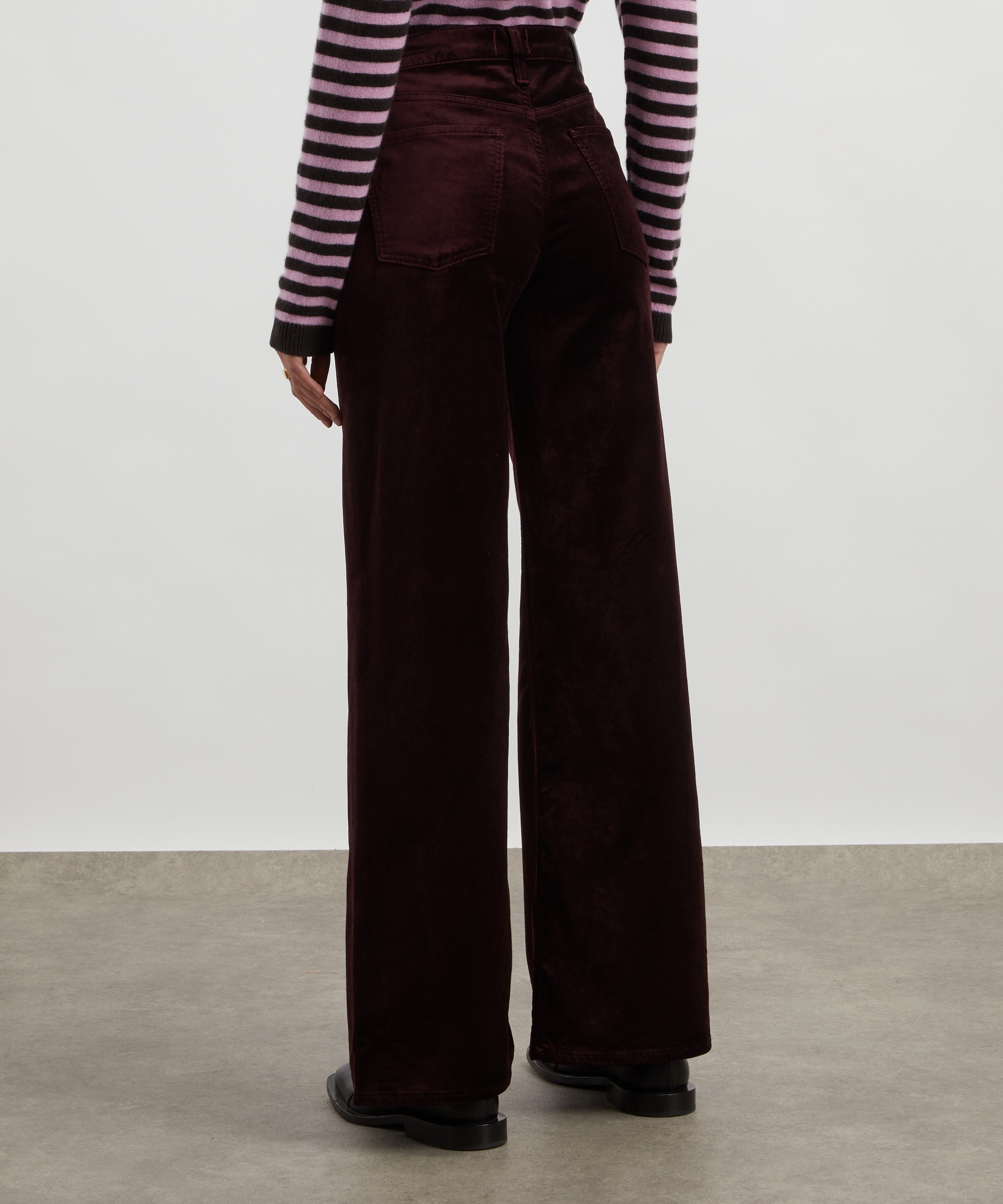 Citizens of Humanity - Lolli Mid-Rise Velvet Trousers image number 3