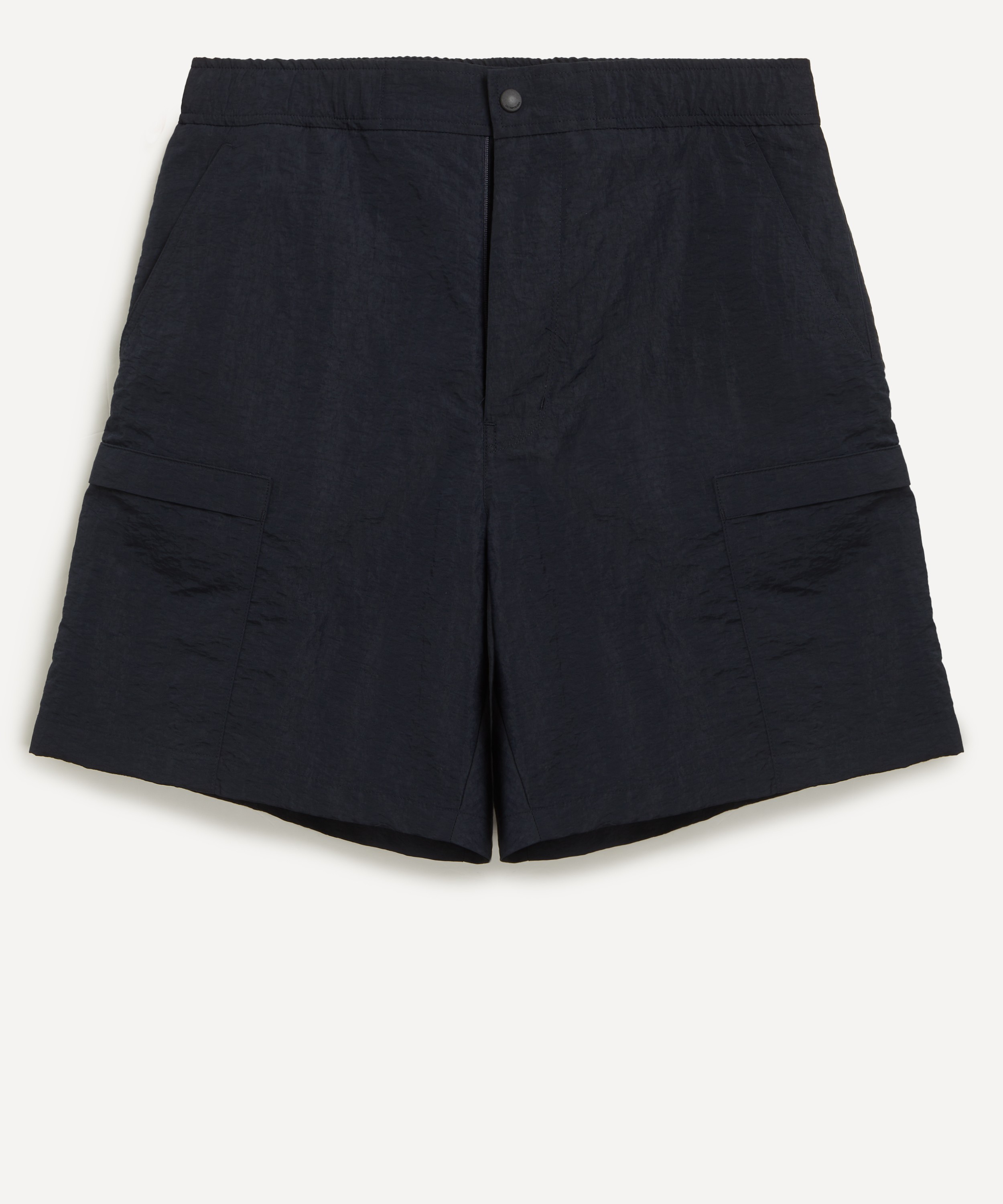 Le17septembre - Navy Washed Side Pocket Cargo Shorts