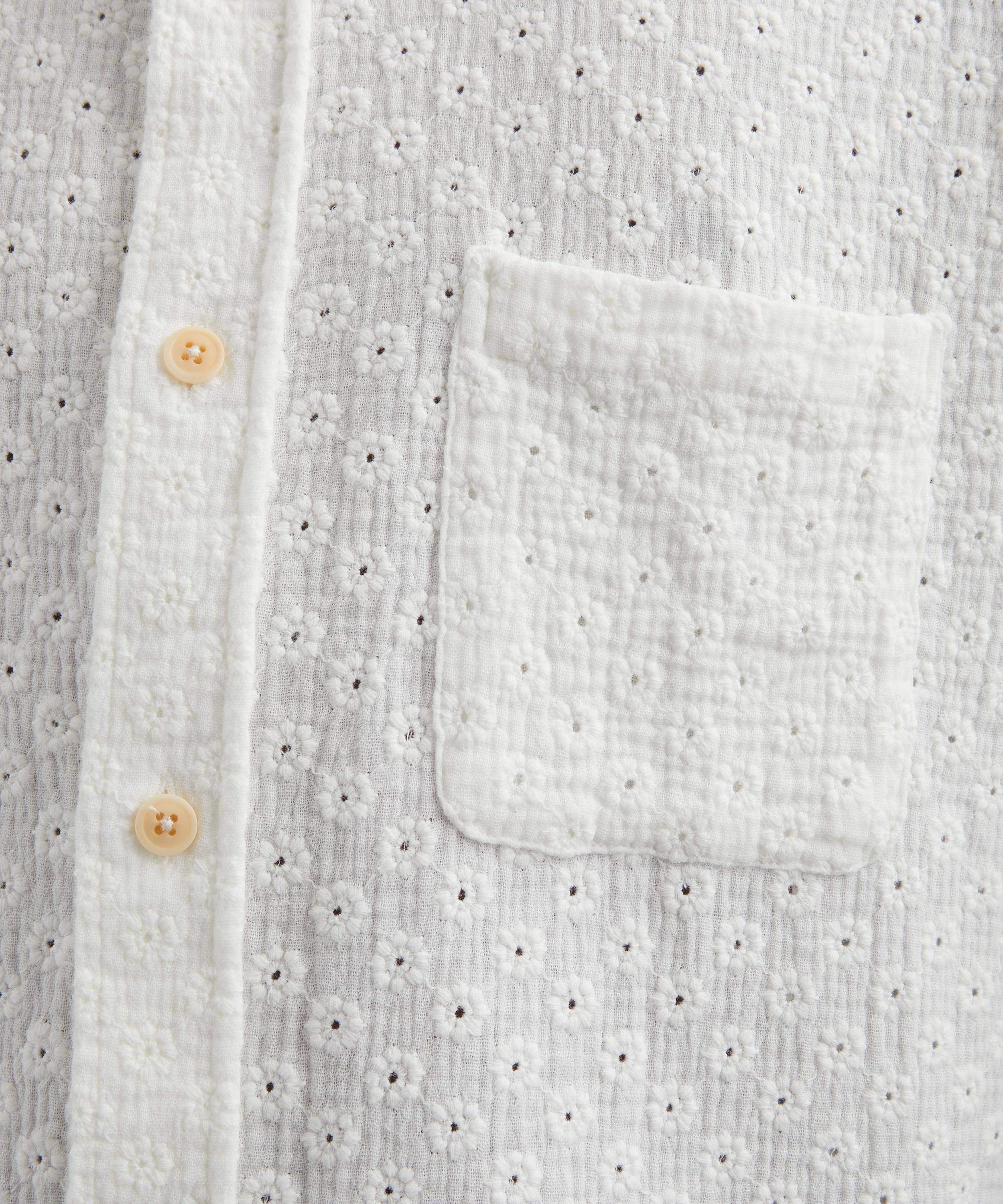 Oliver Spencer - Atlanta Short-Sleeve Garson White Shirt image number 4