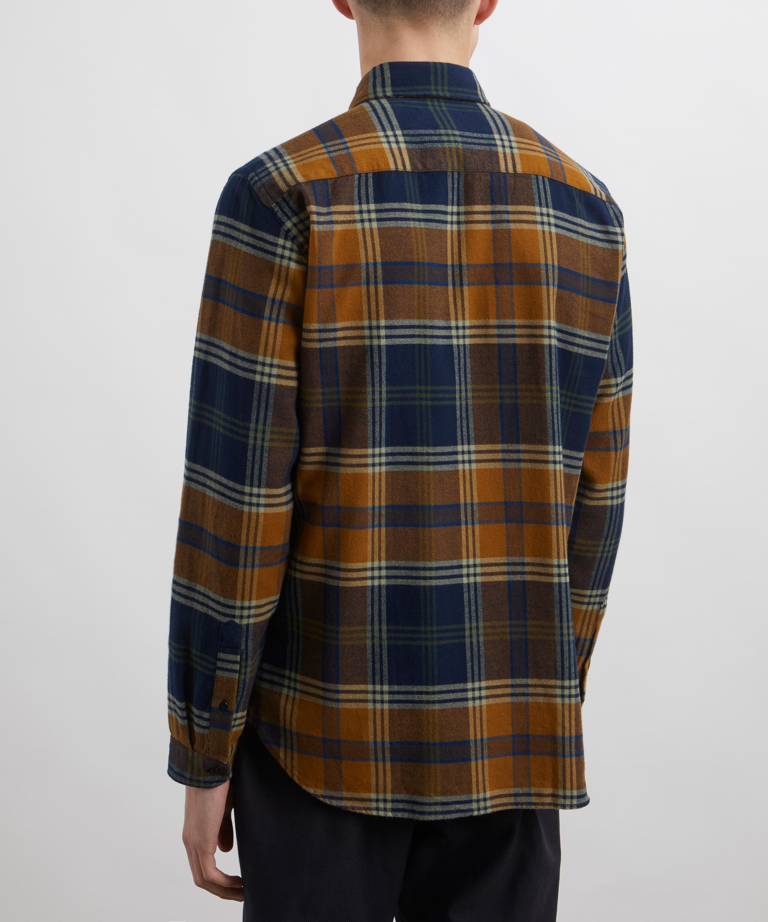 Oliver Spencer - Checked Brushed Cotton Brook Shirt image number 3