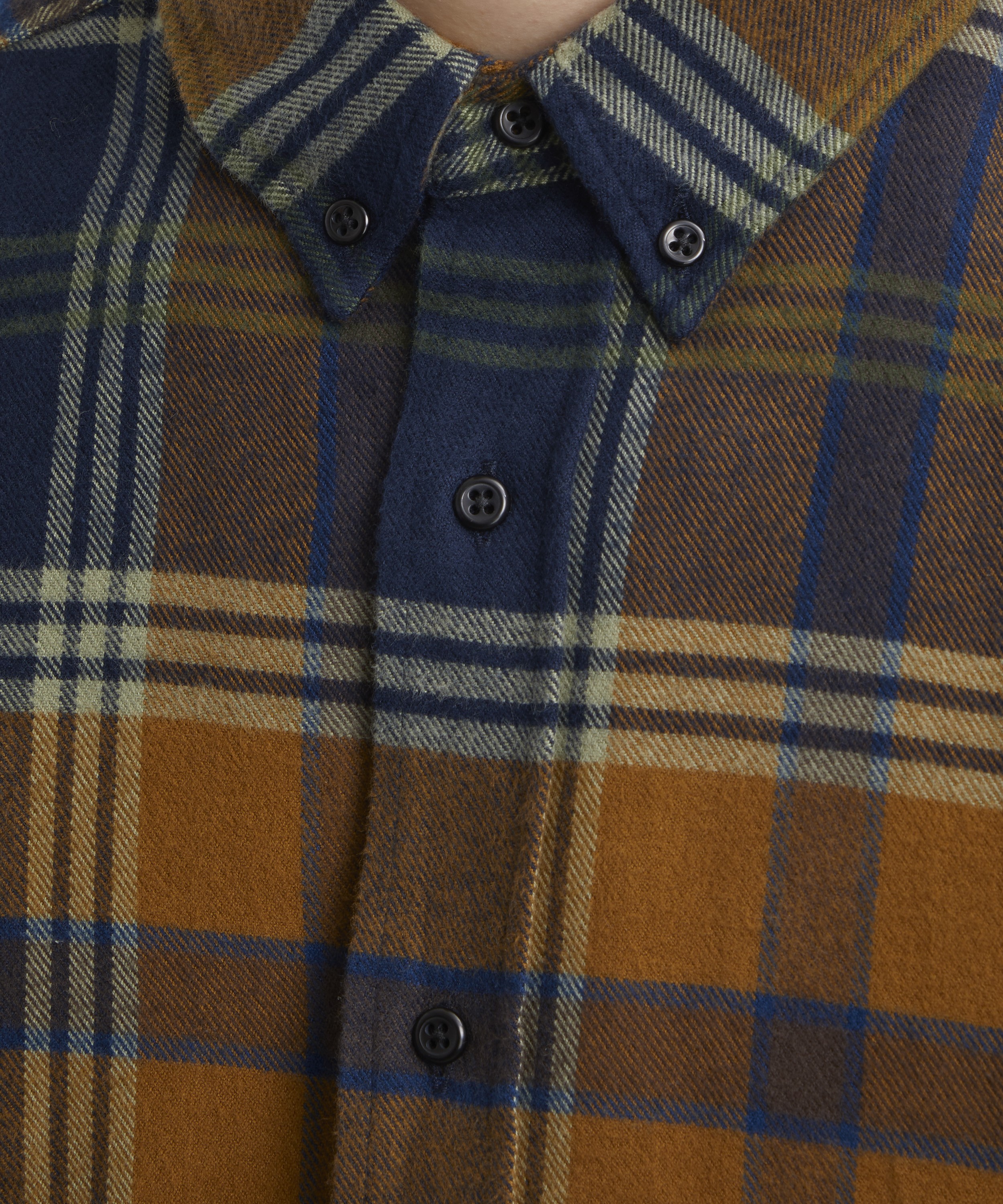 Oliver Spencer - Checked Brushed Cotton Brook Shirt image number 4