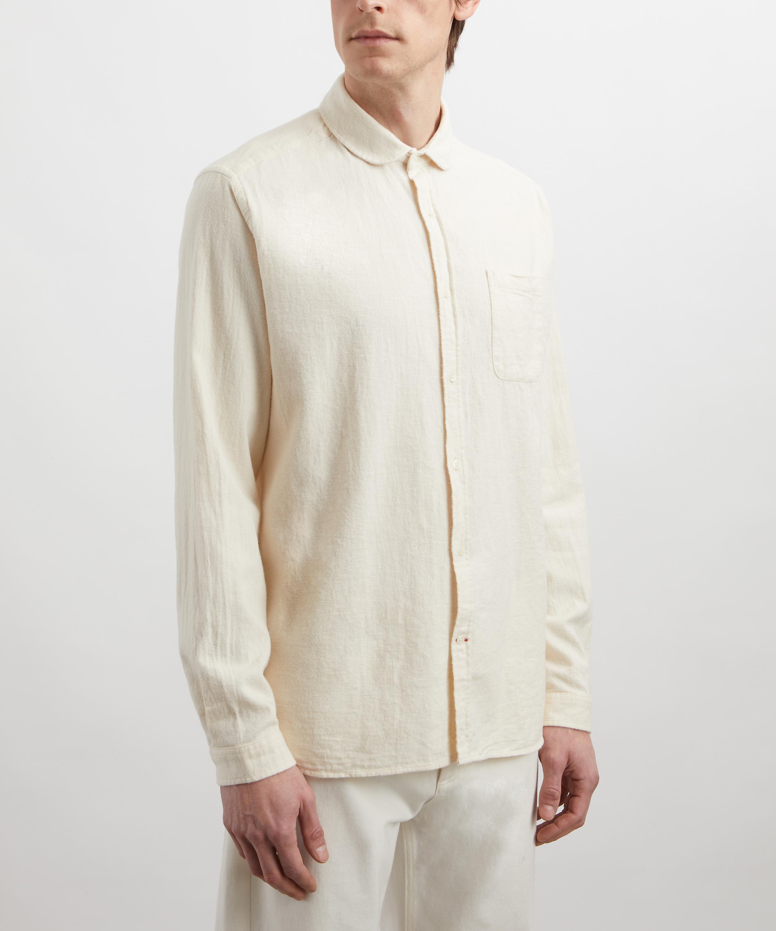 Oliver Spencer - Eton Rounded Collar Cotton Shirt image number 2