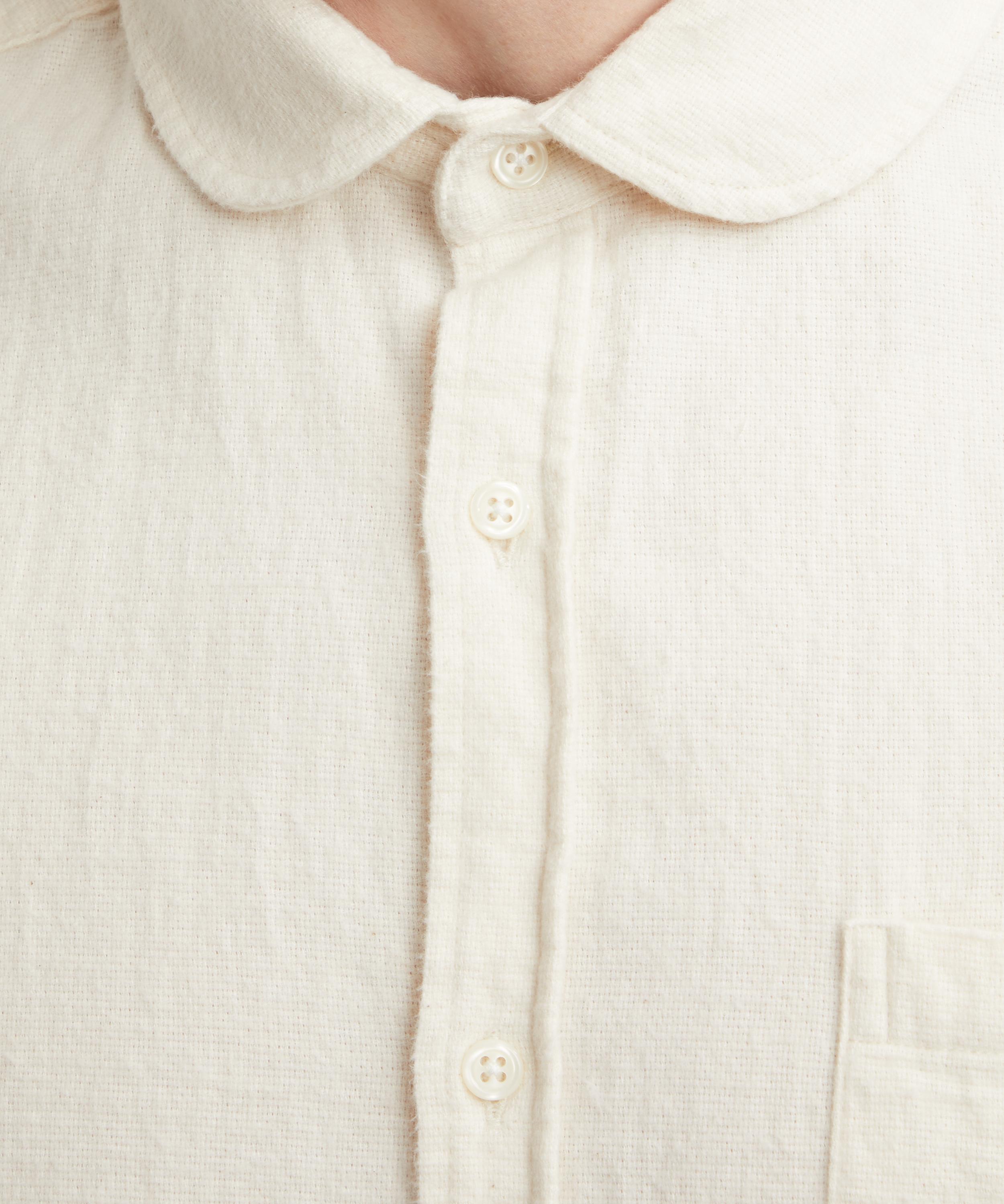 Oliver Spencer - Eton Rounded Collar Cotton Shirt image number 4