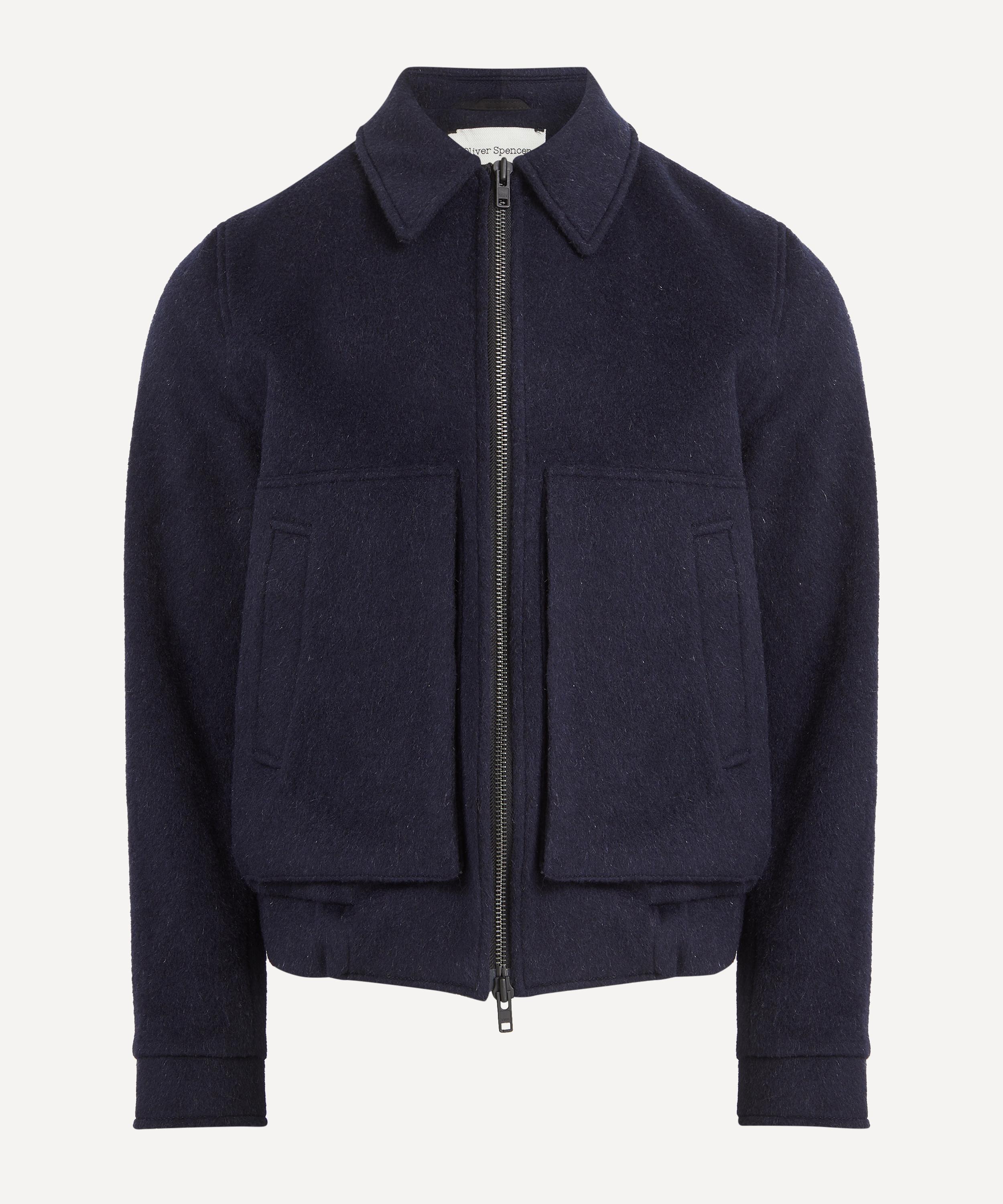 Oliver Spencer - Regent Navy Arlington Bomber Jacket 