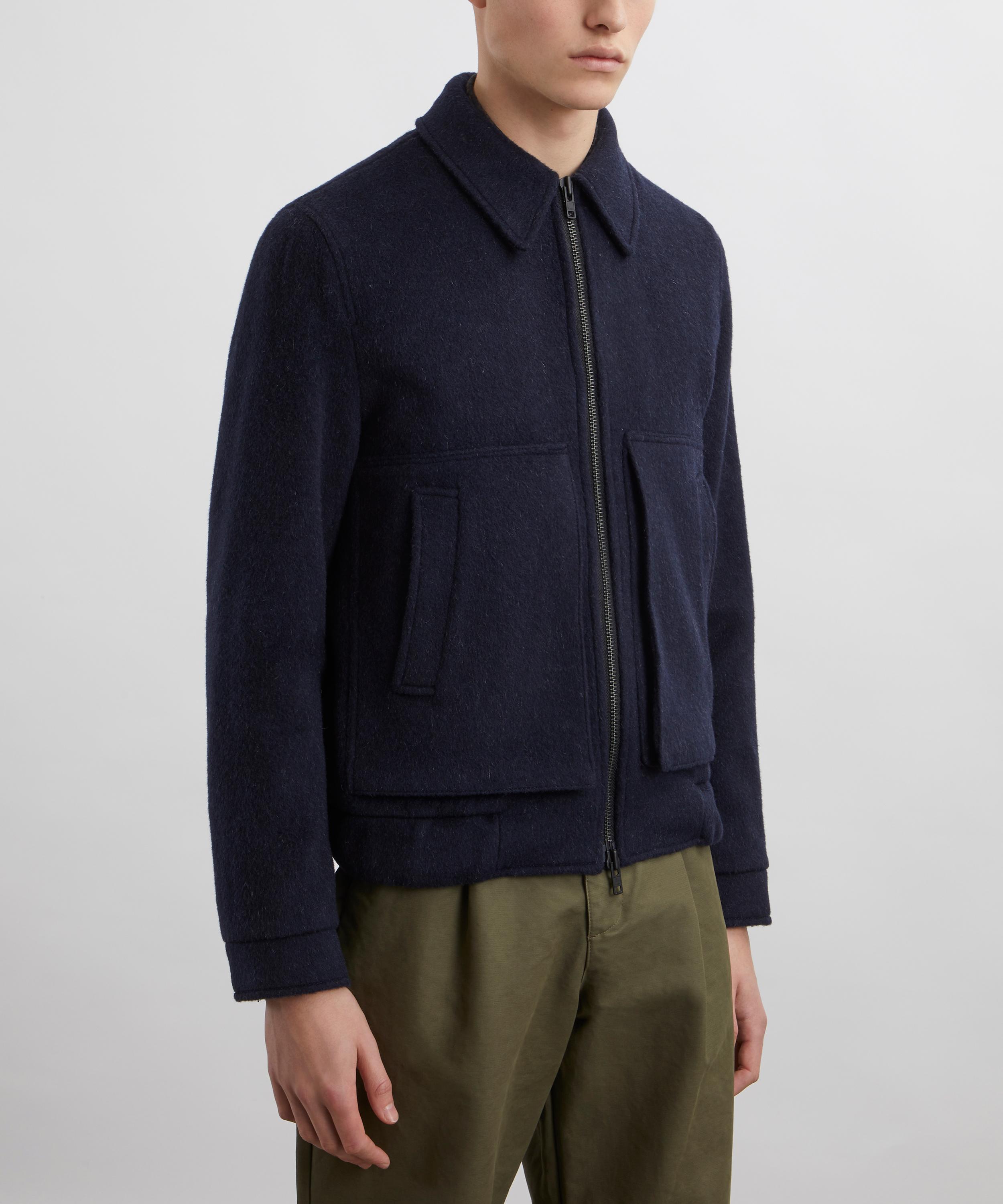 Oliver Spencer - Regent Navy Arlington Bomber Jacket  image number 2