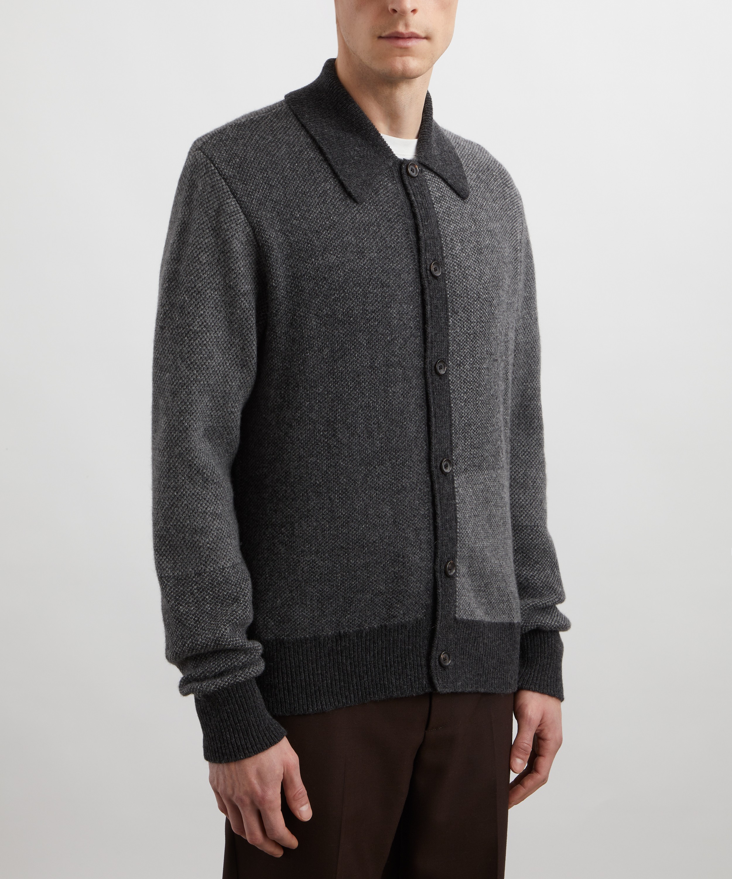 Oliver Spencer - Britten Multi-Tone Wool Cardigan image number 2