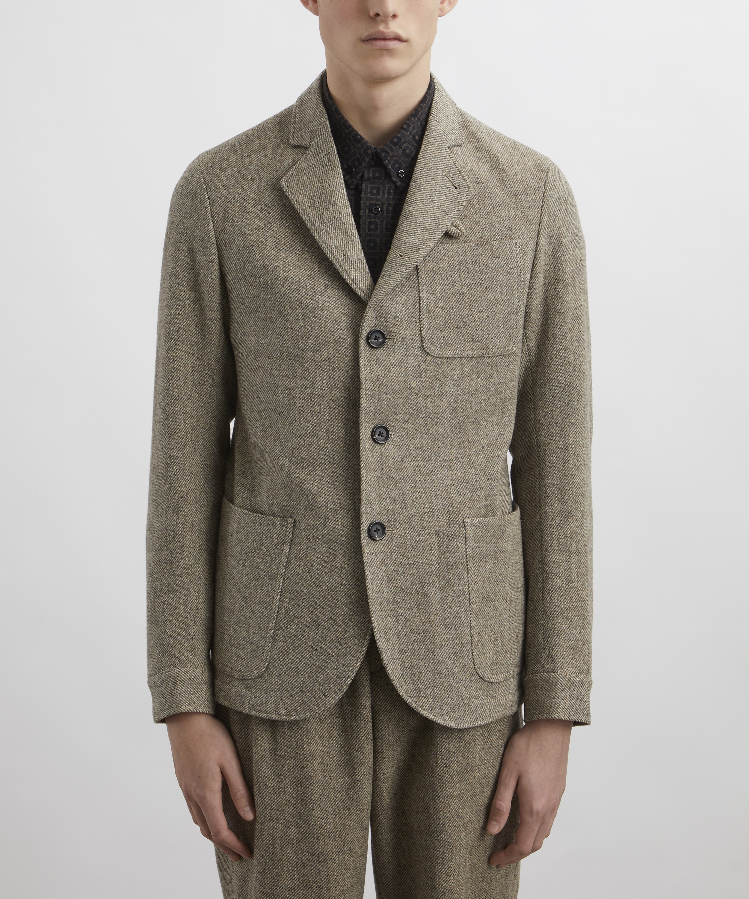 Oliver Spencer - Pembury Beige Solms Jacket image number 2