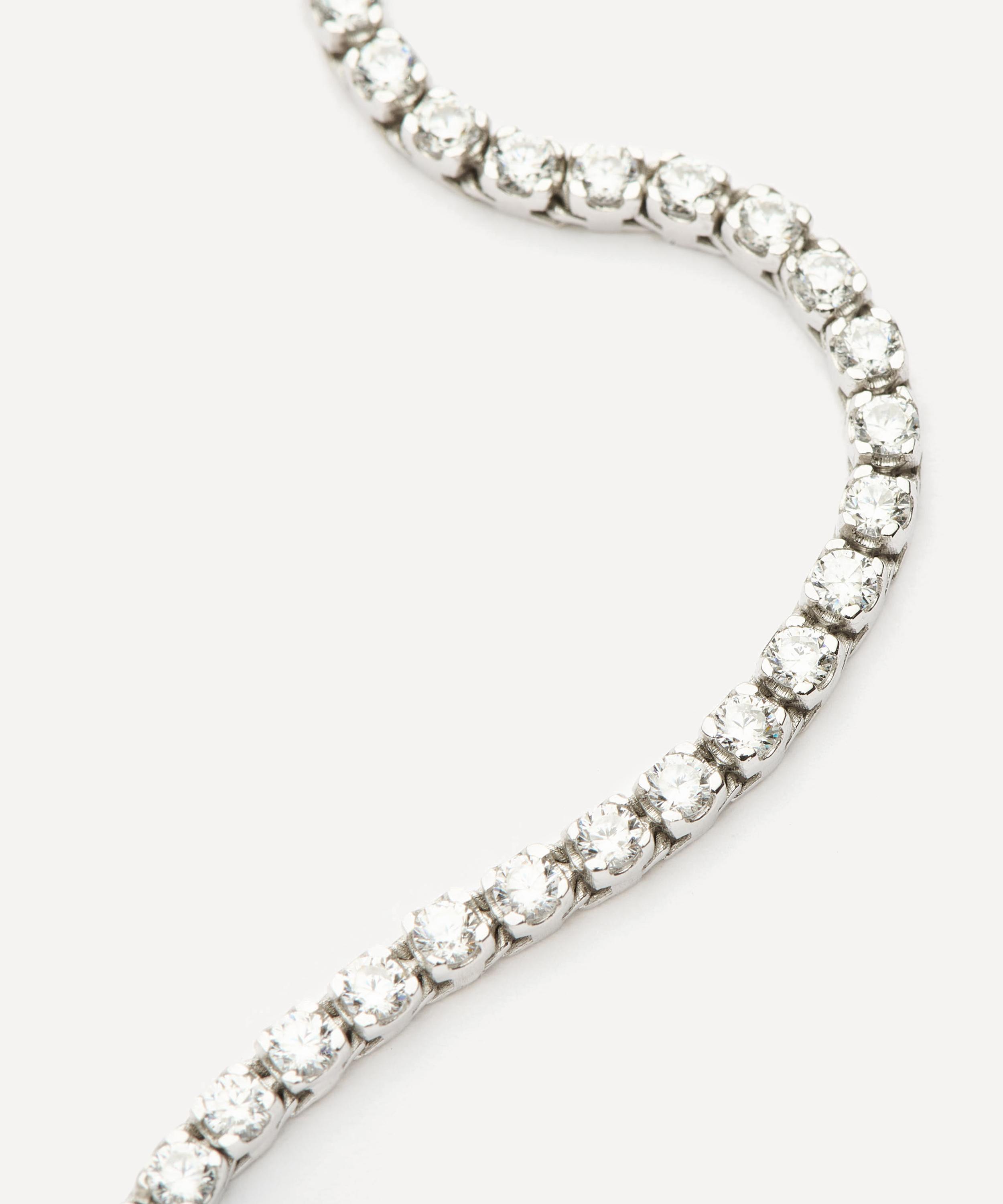 Missoma - Rhodium-Plated Classic Tennis Bracelet image number 3