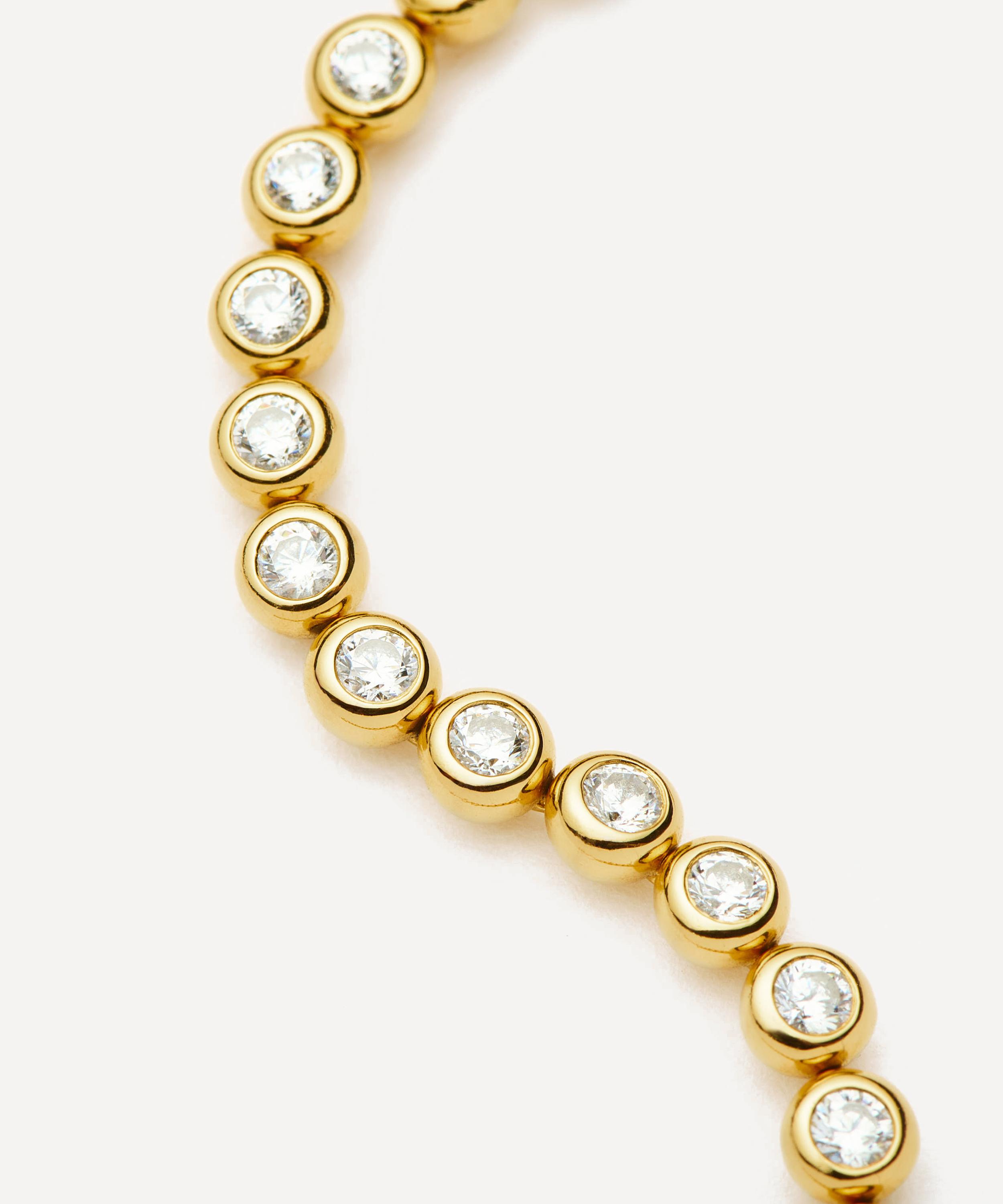Missoma - 18ct Gold-Plated Vermeil Silver Round Tennis Bracelet image number 3