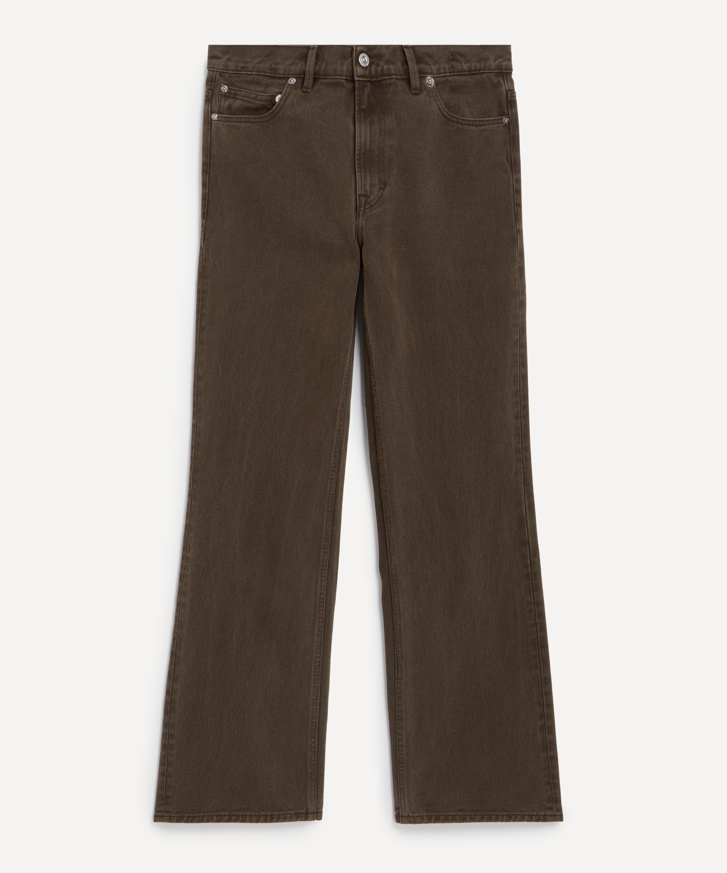 Our Legacy - 70s Cut Choco Overdye Bootcut Jeans image number 0